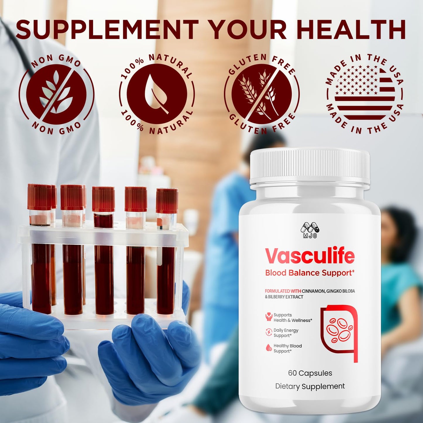 MJO Vasculife Capsules, 300 Capsules