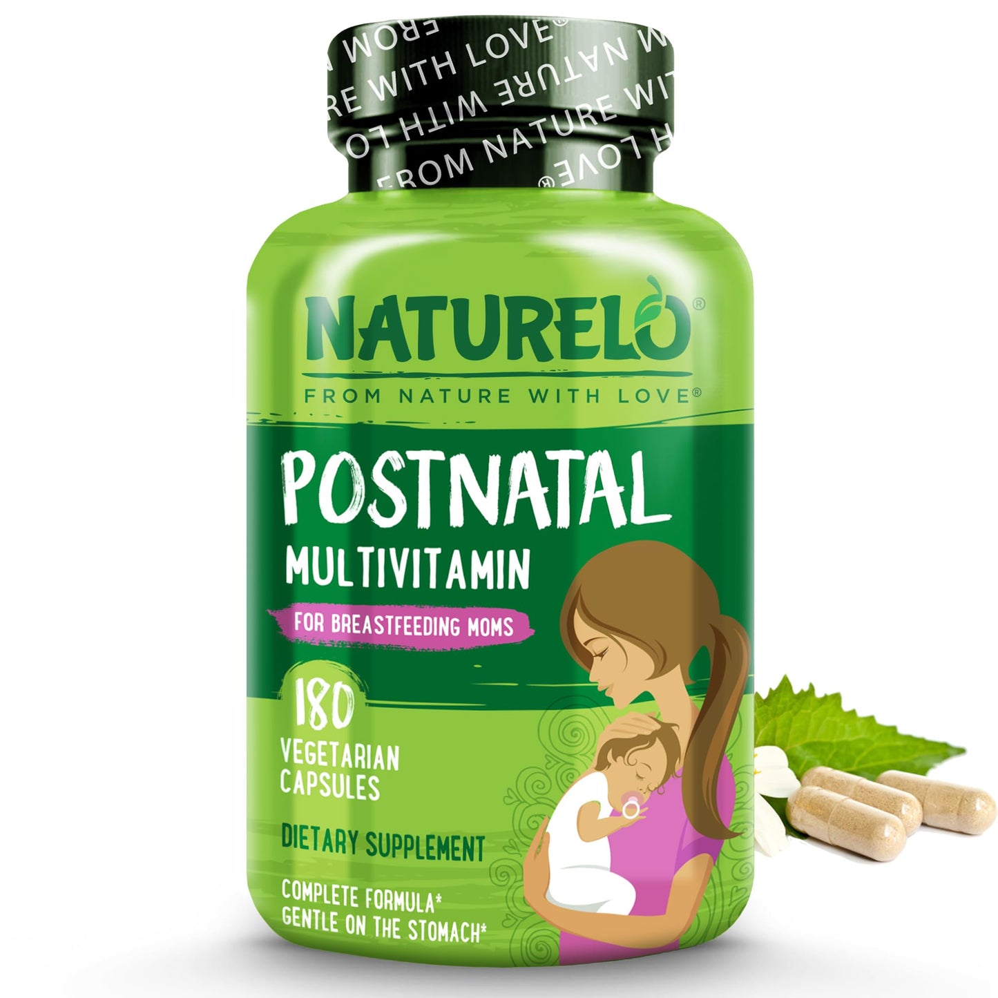 NATURELO Postnatal Multivitamin 180 Capsules