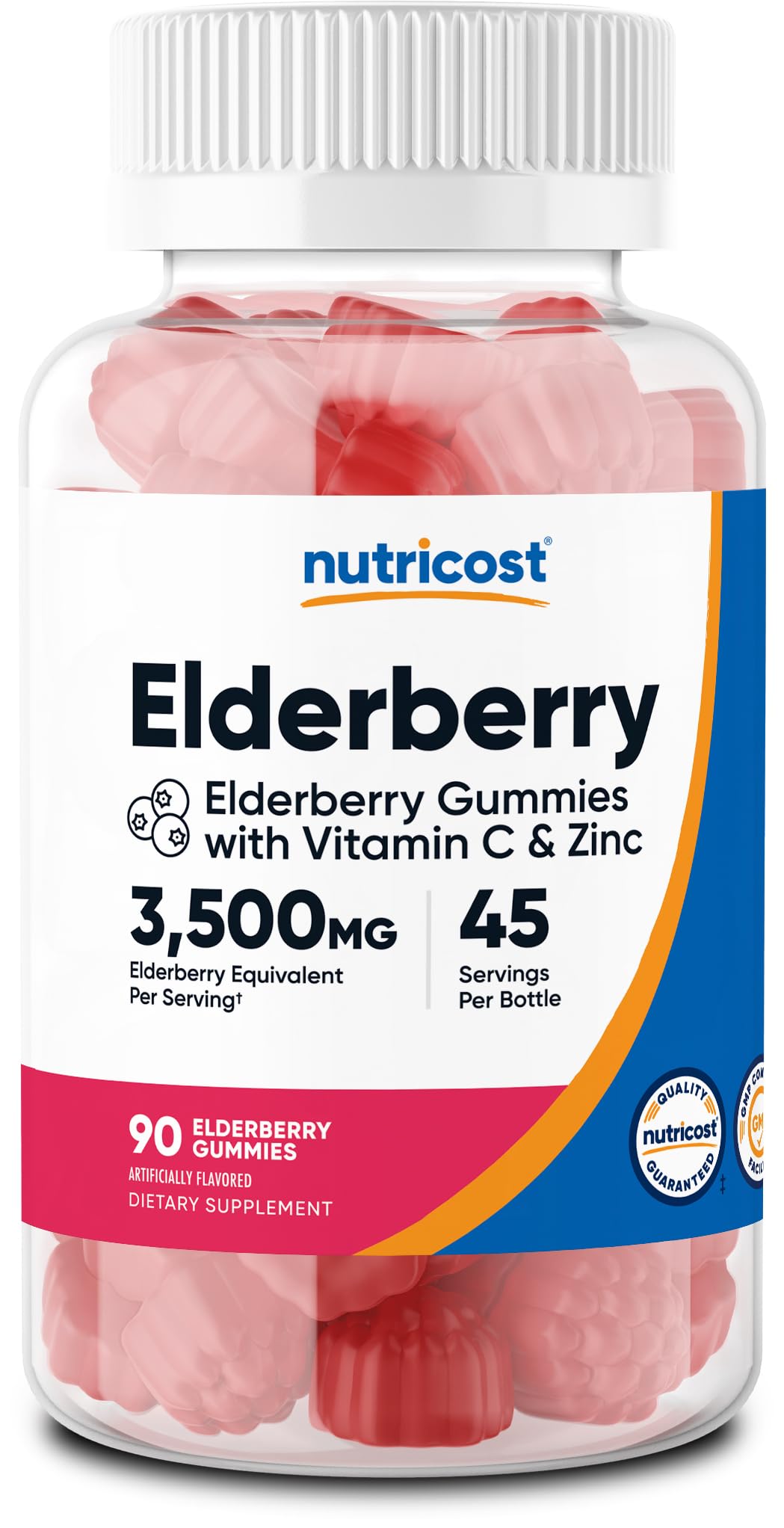 Nutricost Elderberry Extract Gummies 90 Gummies