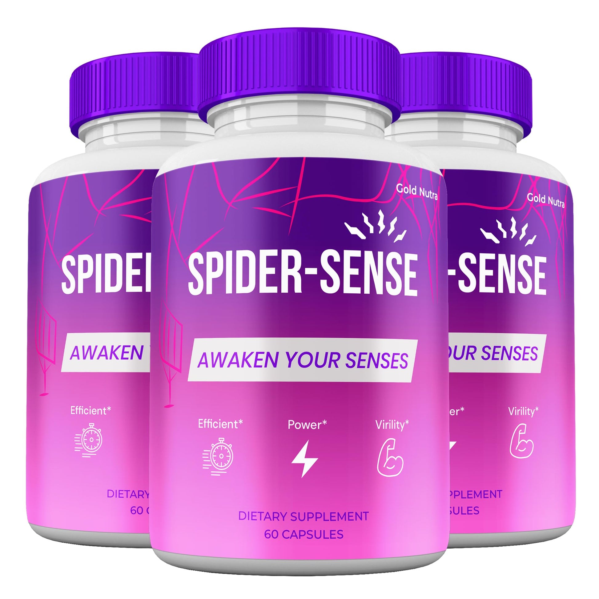 Gold Nutra Spider Sense Capsules, 3 Pack