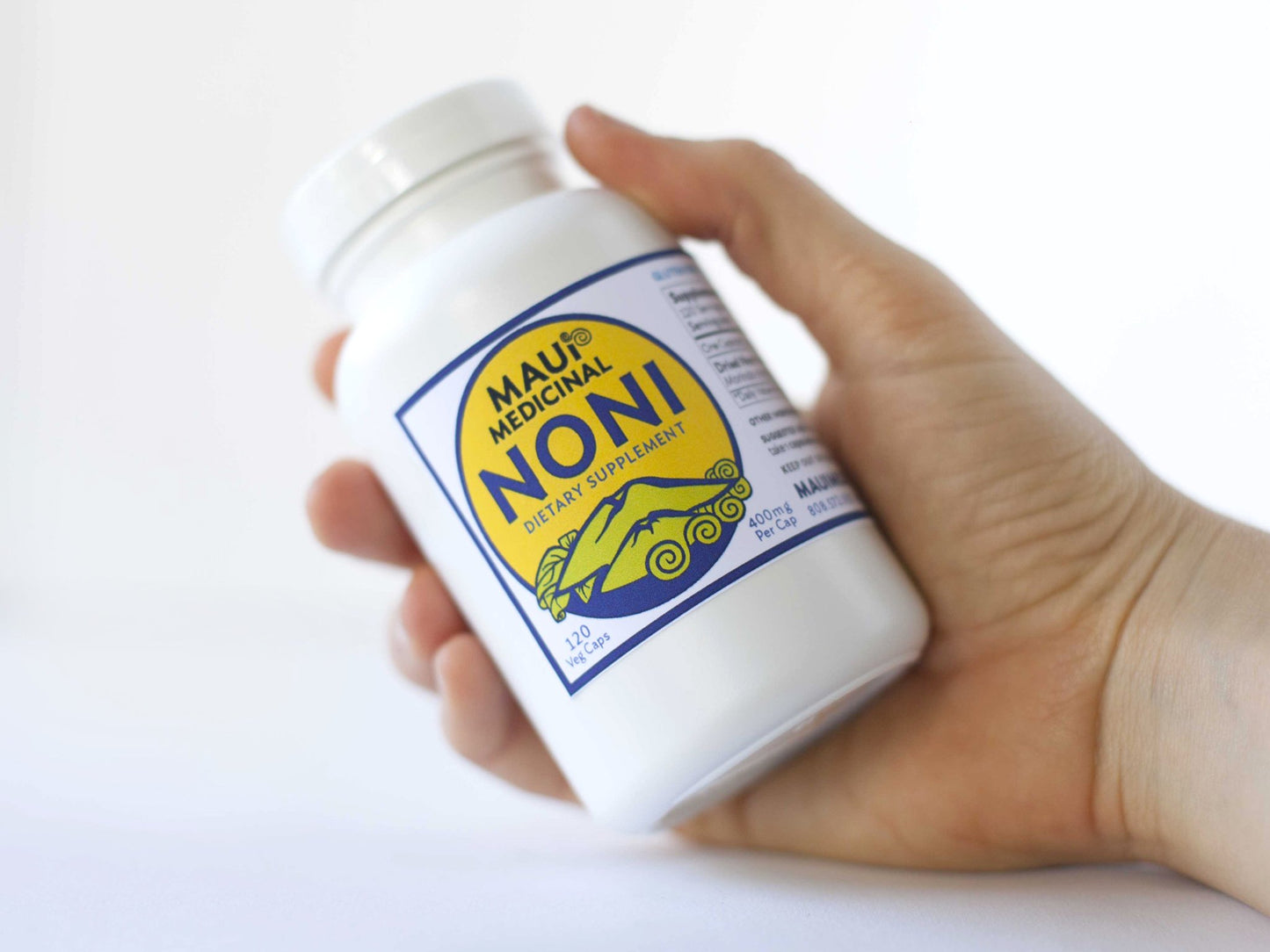 Maui Medicinal Herbs Noni 120 Veggie Capsules