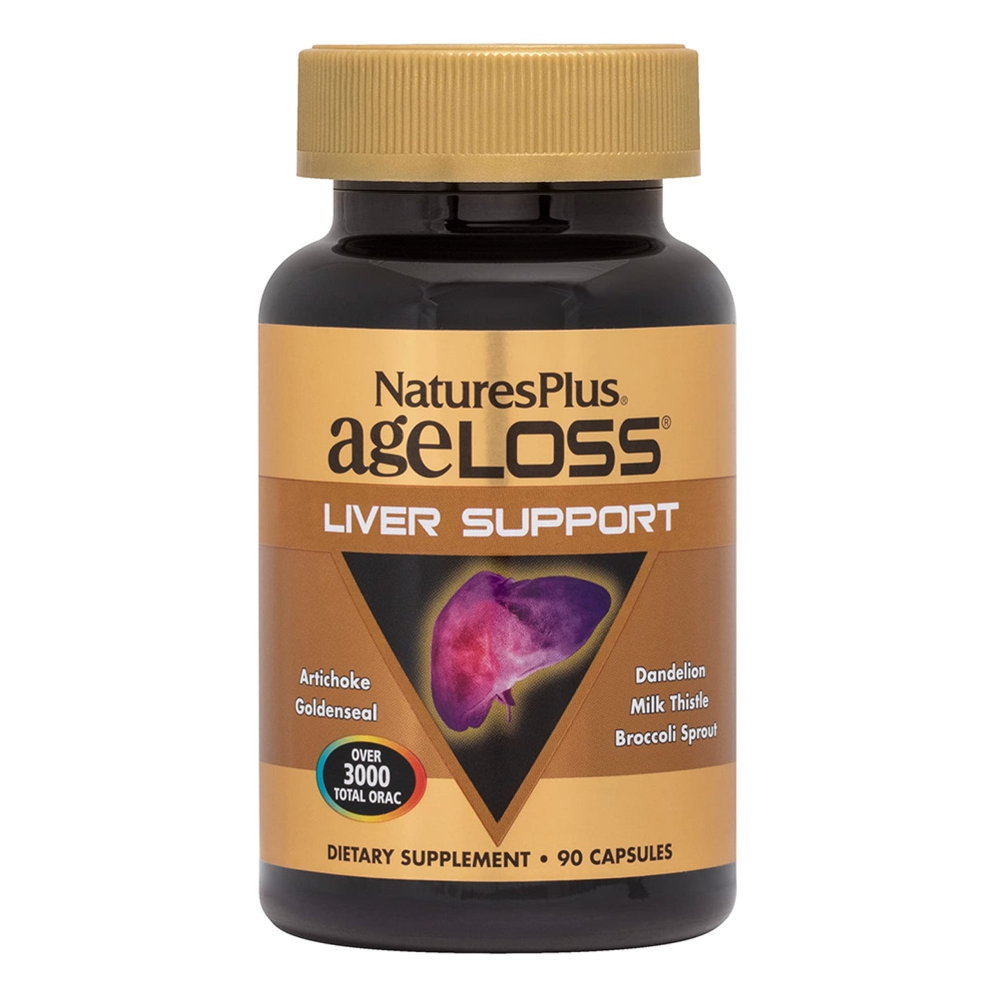 NaturesPlus AgeLoss Liver Support Capsules 90 Count