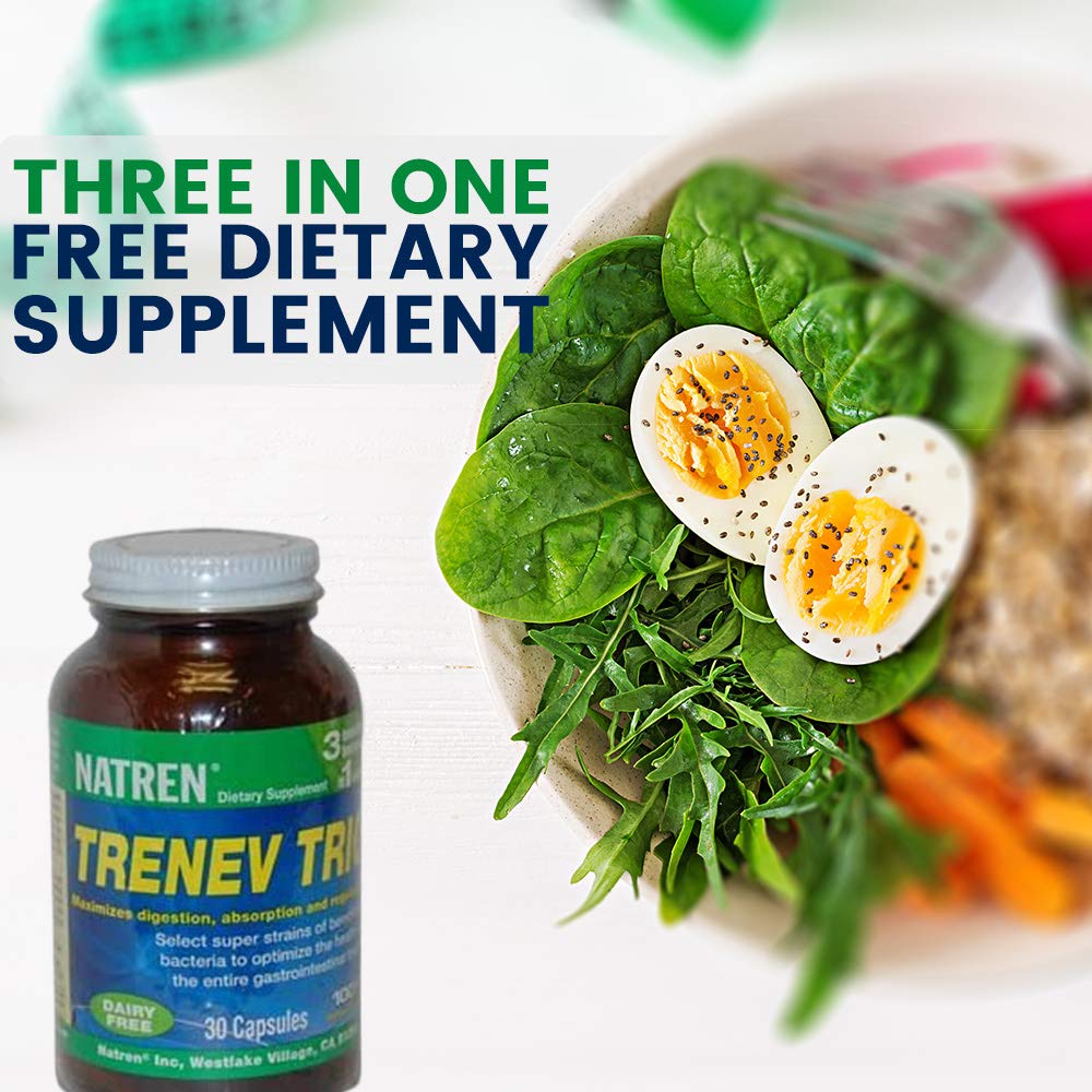 Biotherapy Natren Trenev Trio Probiotic Capsule, 30 Capsules