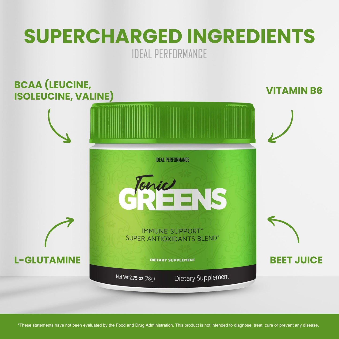 IDEAL PERFORMANCE Tonic Greens Powder 6