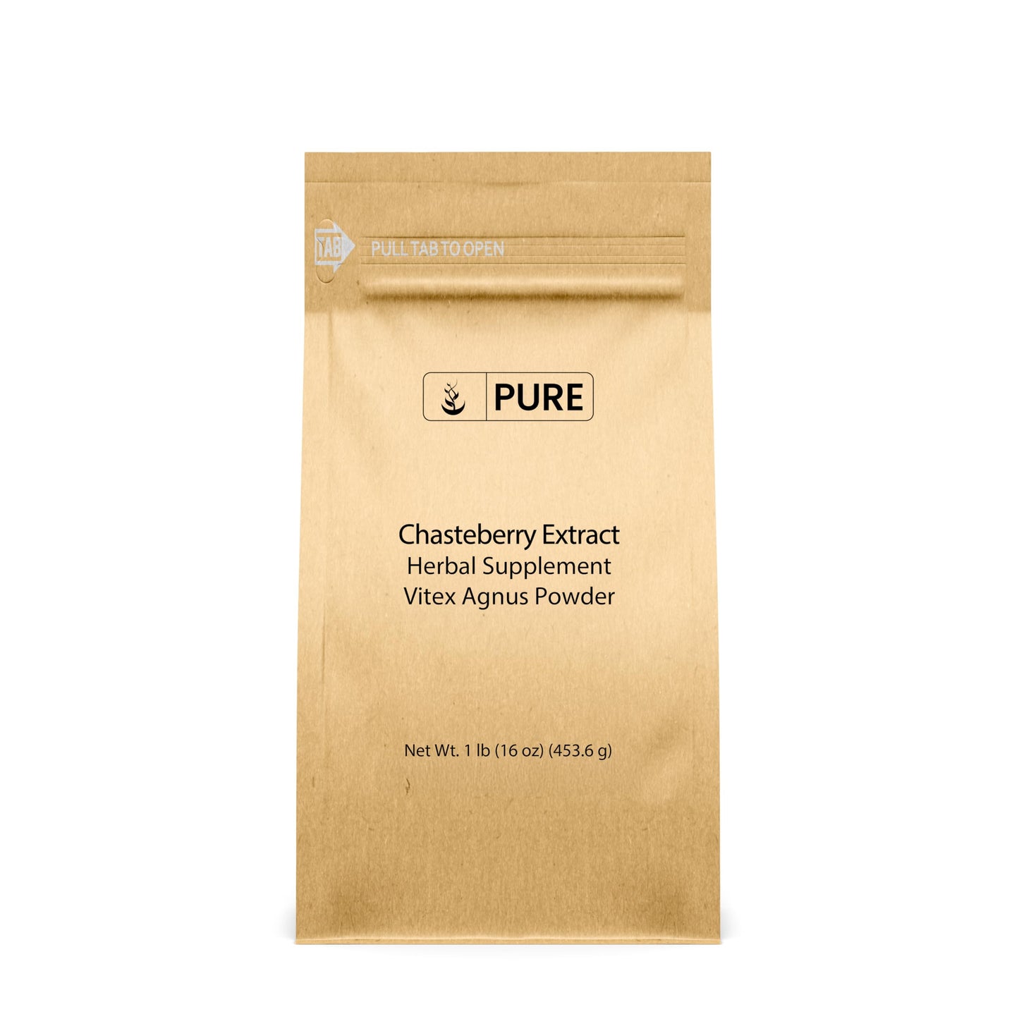 PURE ORIGINAL INGREDIENTS Chasteberry Extract Vitex Agnus-Castus Tree Non-GMO Powder 16 oz
