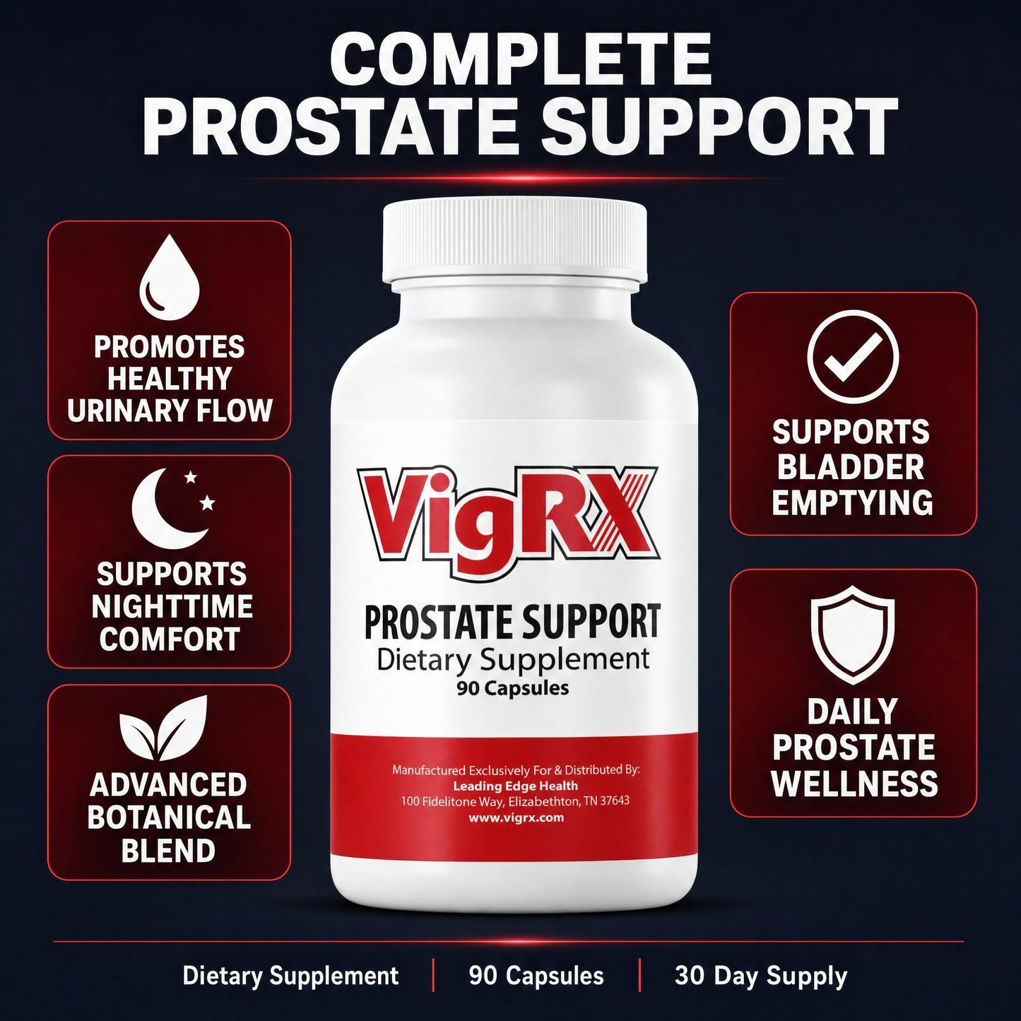 VigRX Prostate Support Supplement 90 Capsules