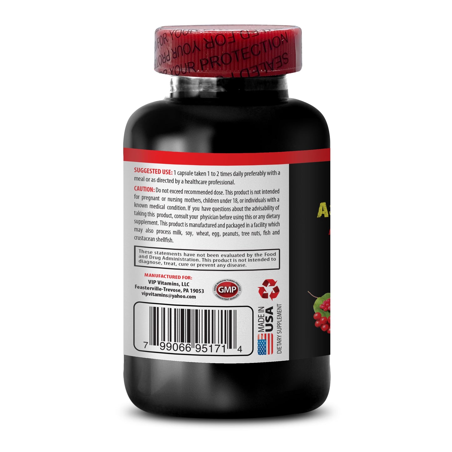 VIP VITAMINS Adaptogen Complex for Hormonal Balance Capsule, 60 Capsules