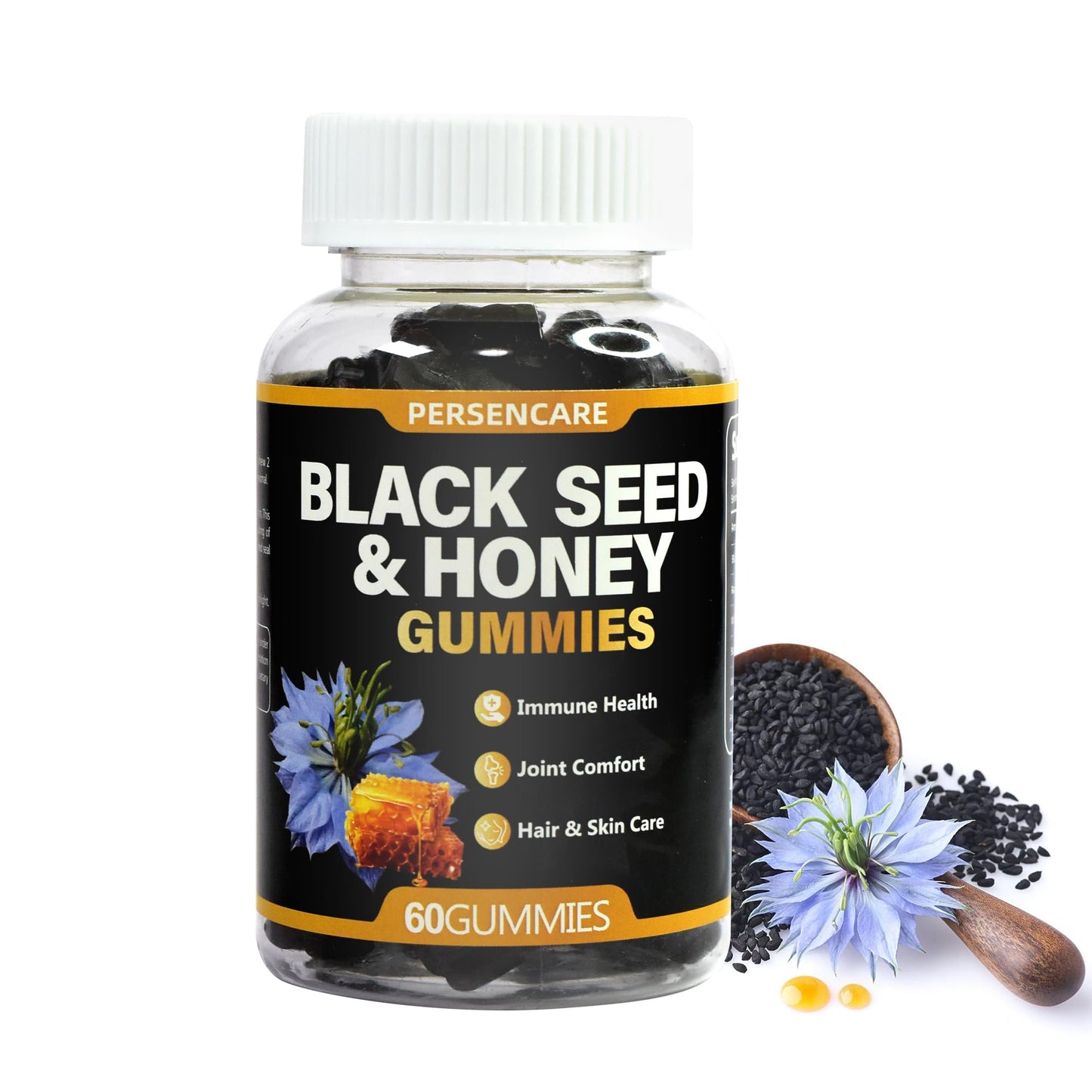 VAEYAE Black Seed Oil & Honey Gummies 60 Count