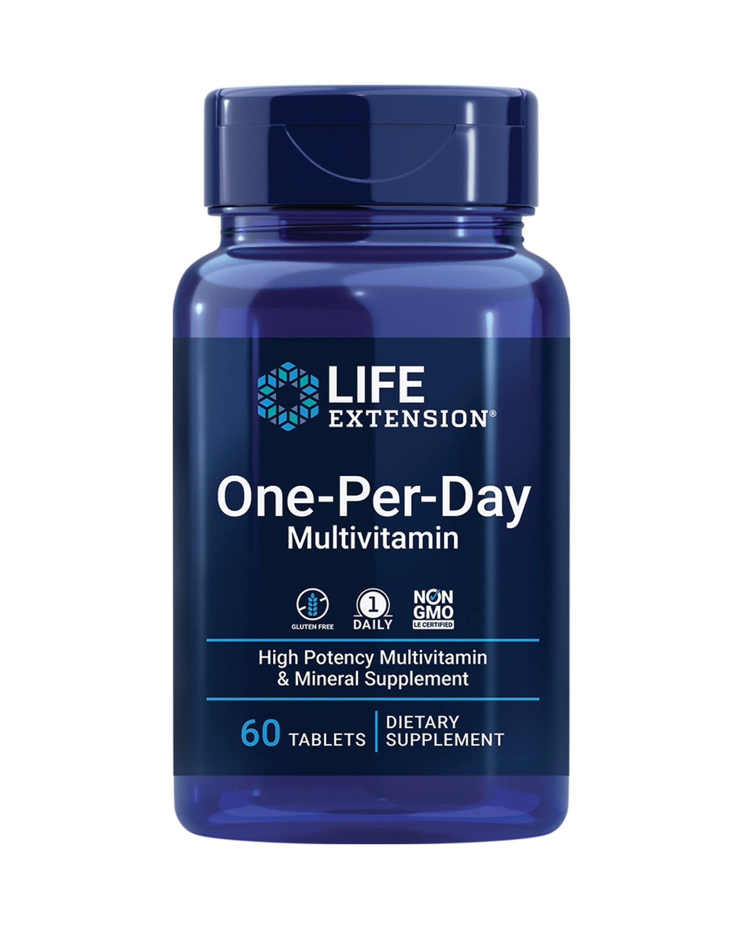 Life Extension Bone Restore + Vitamin K2 Vitamins & Minerals Maintain Bone Health & Strength & One-Per-Day Multivitamin – Packed with Over 25 Vitamins, 60 Tablets