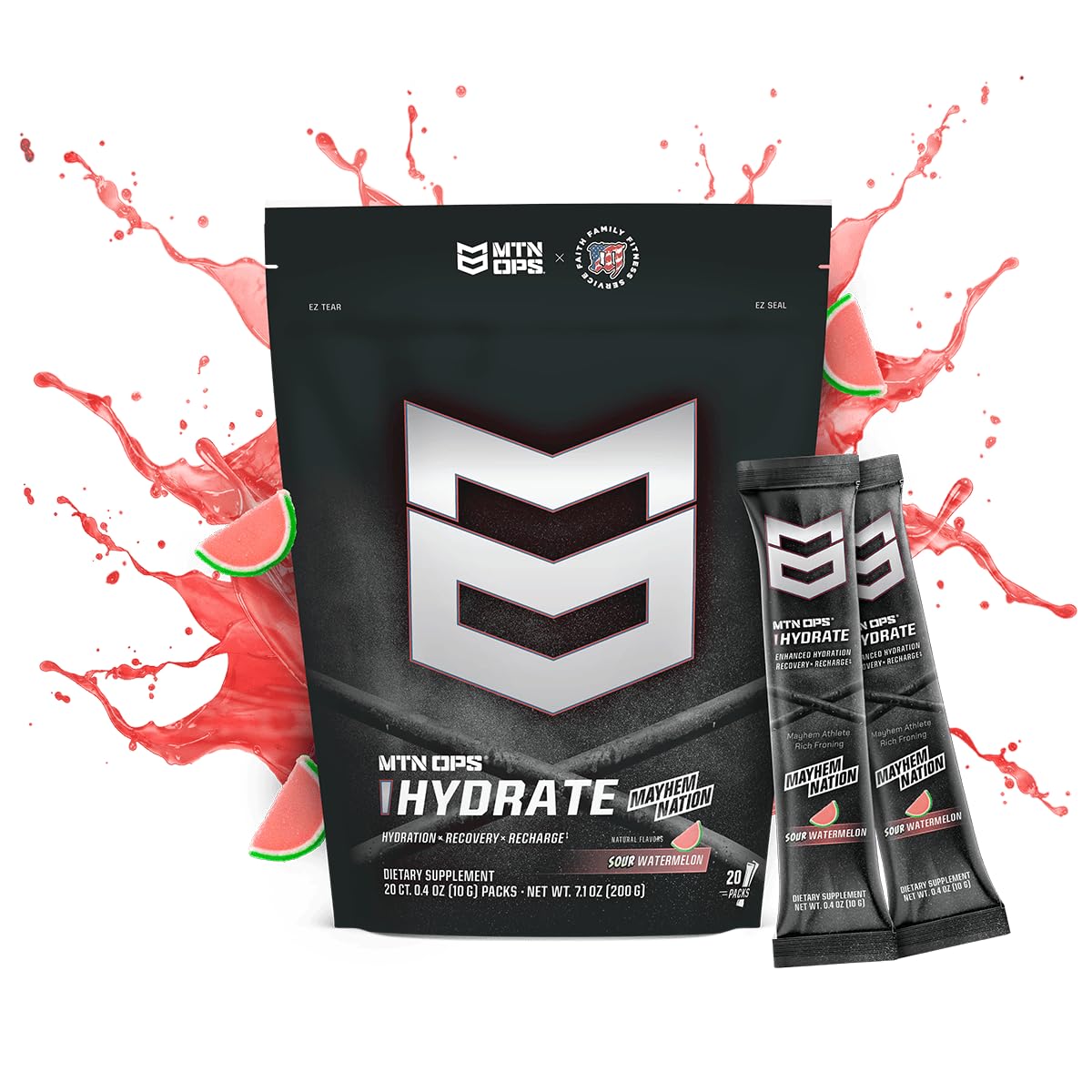 MTN OPS Hydrate Sugar Free Electrolyte Powder 5.6