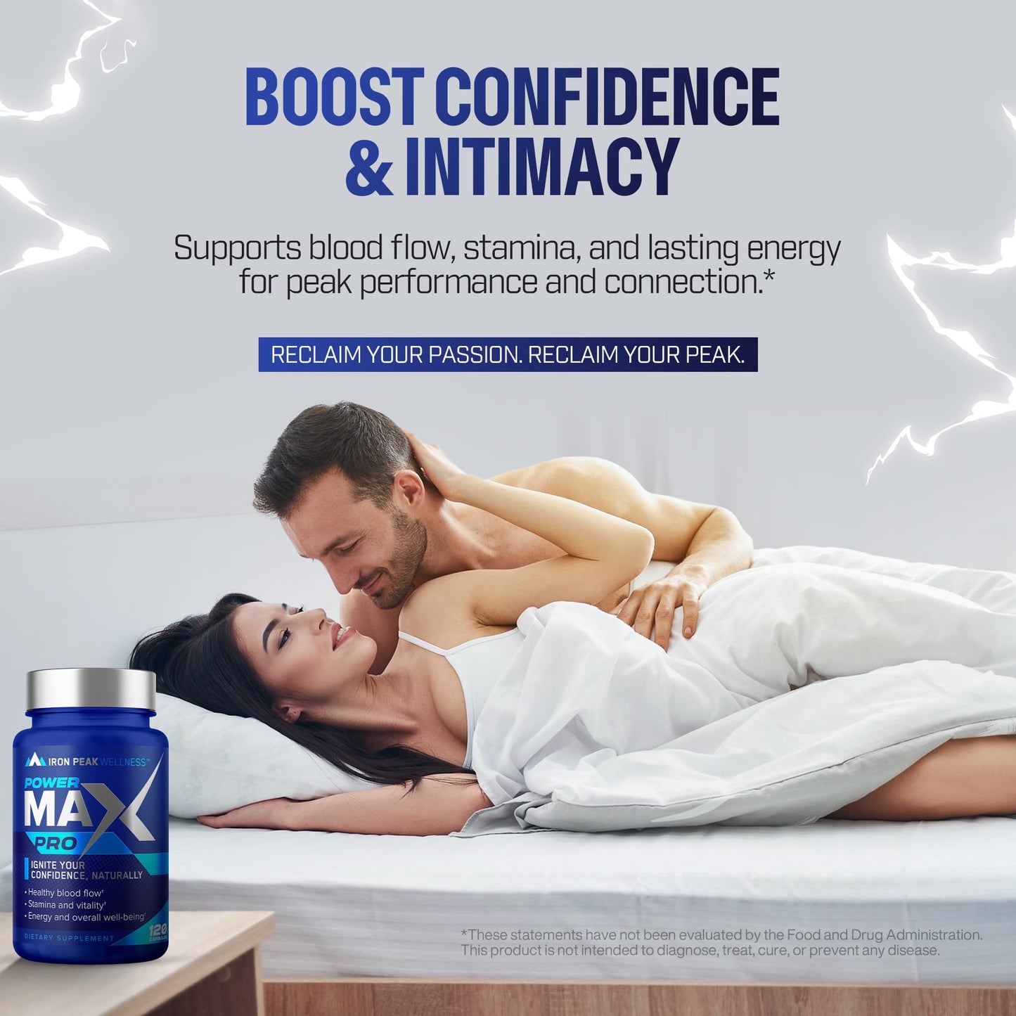IronPeak Wellness Testosterone Booster Capsule 120 Count