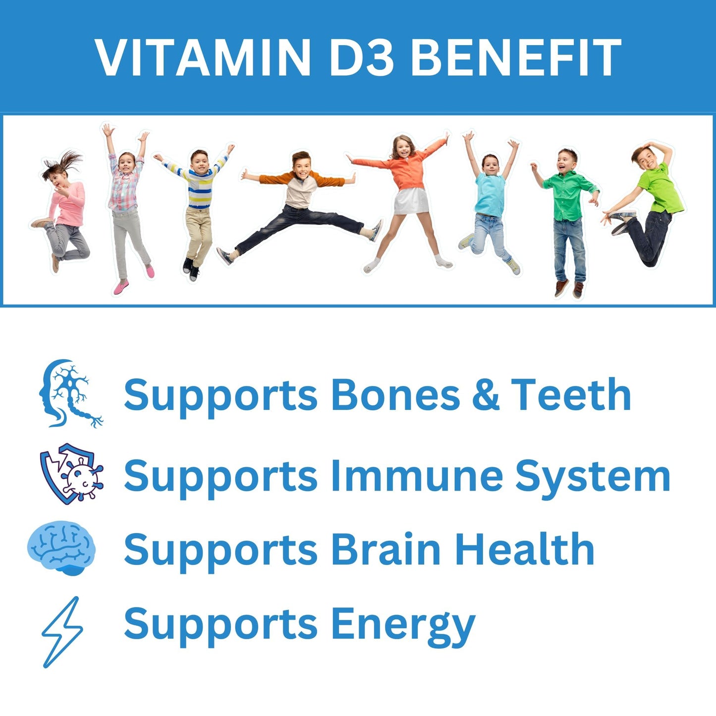 GREEN FIELD NUTRITIONS Vitamin D3 for Kids Gummies 90