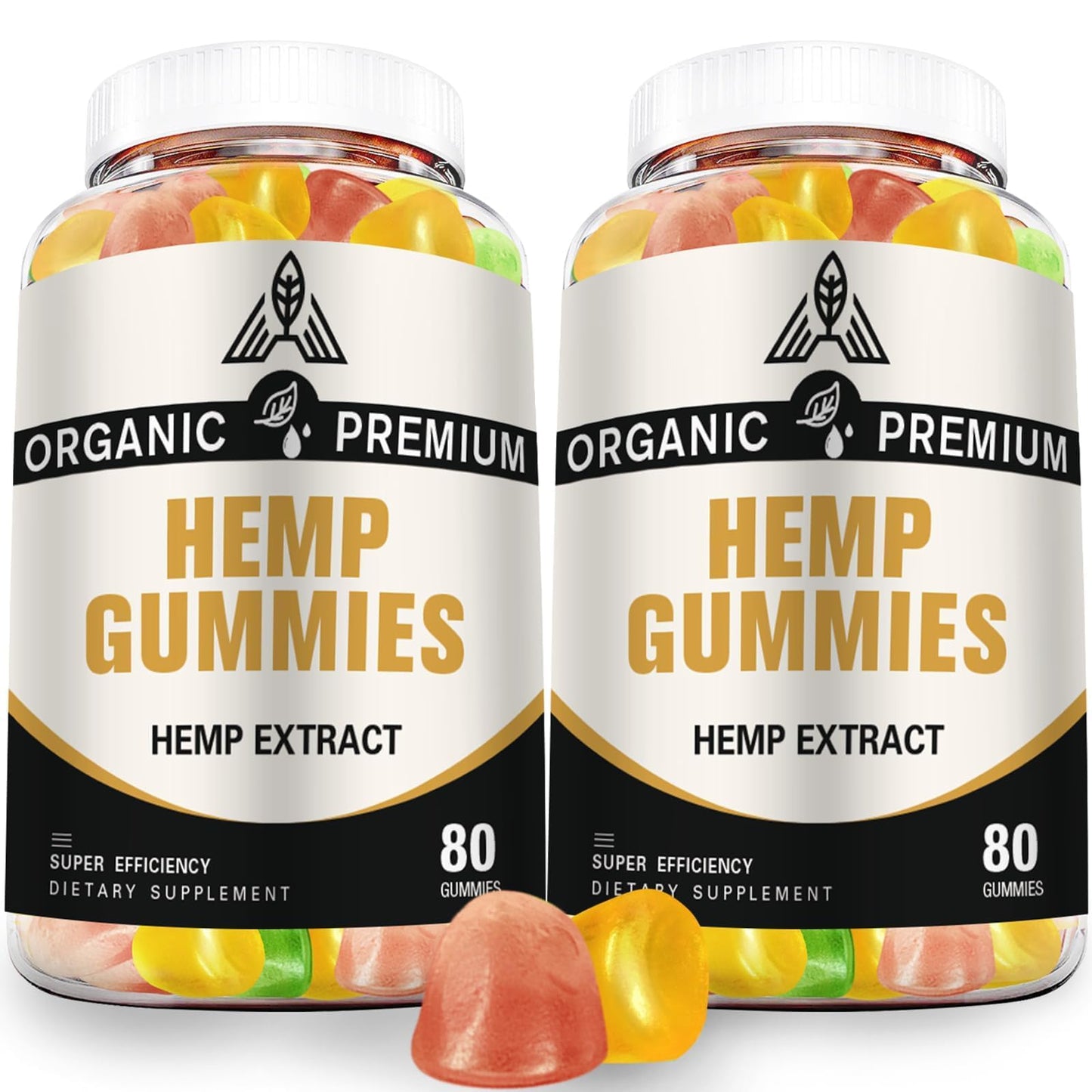 DriRaych Hemp Gummies for Sleep, Pain, Anxiety Relief Extra Strength High Potency, 160 Gummies