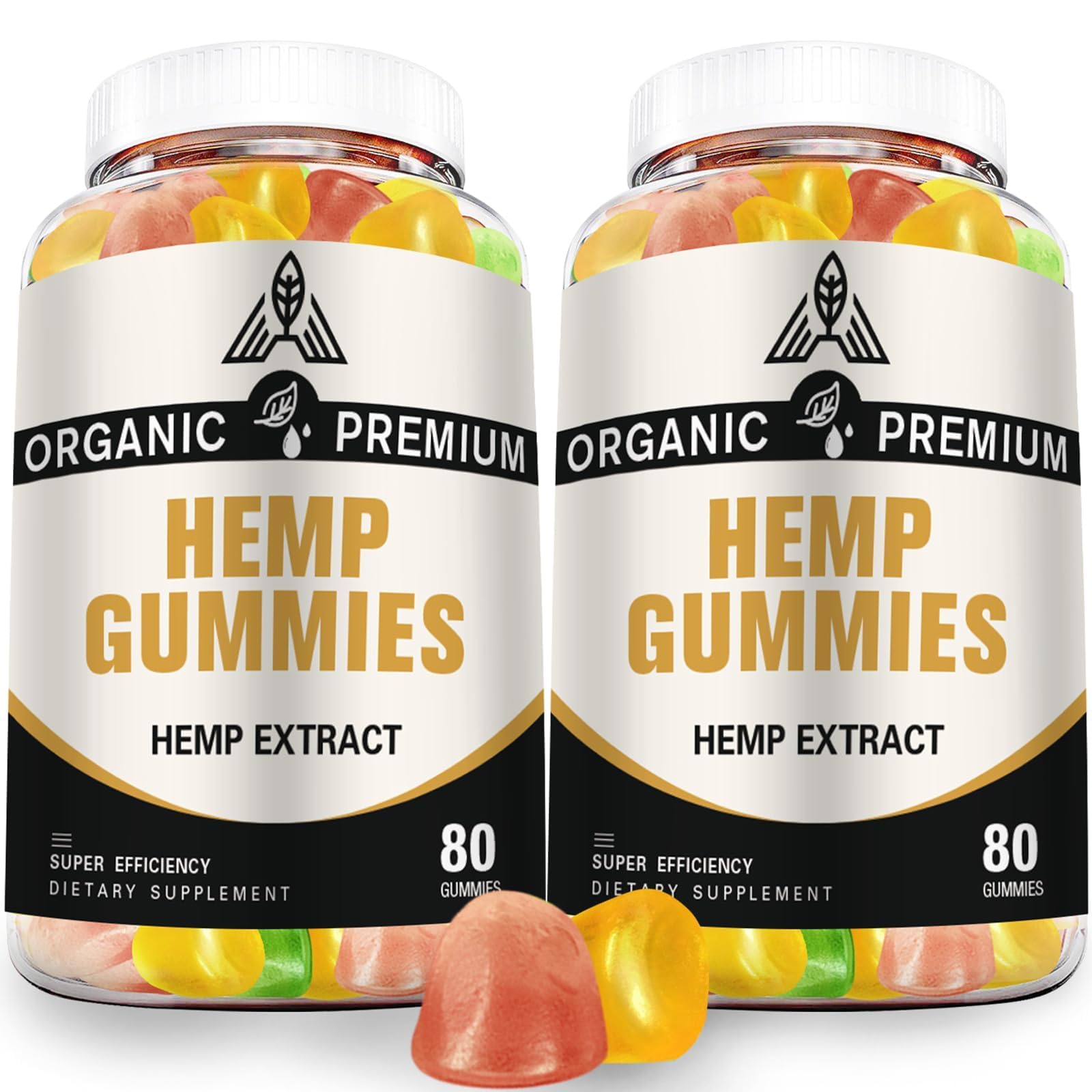 DriRaych Hemp Gummies for Sleep, Pain, Anxiety Relief Extra Strength High Potency, 160 Gummies