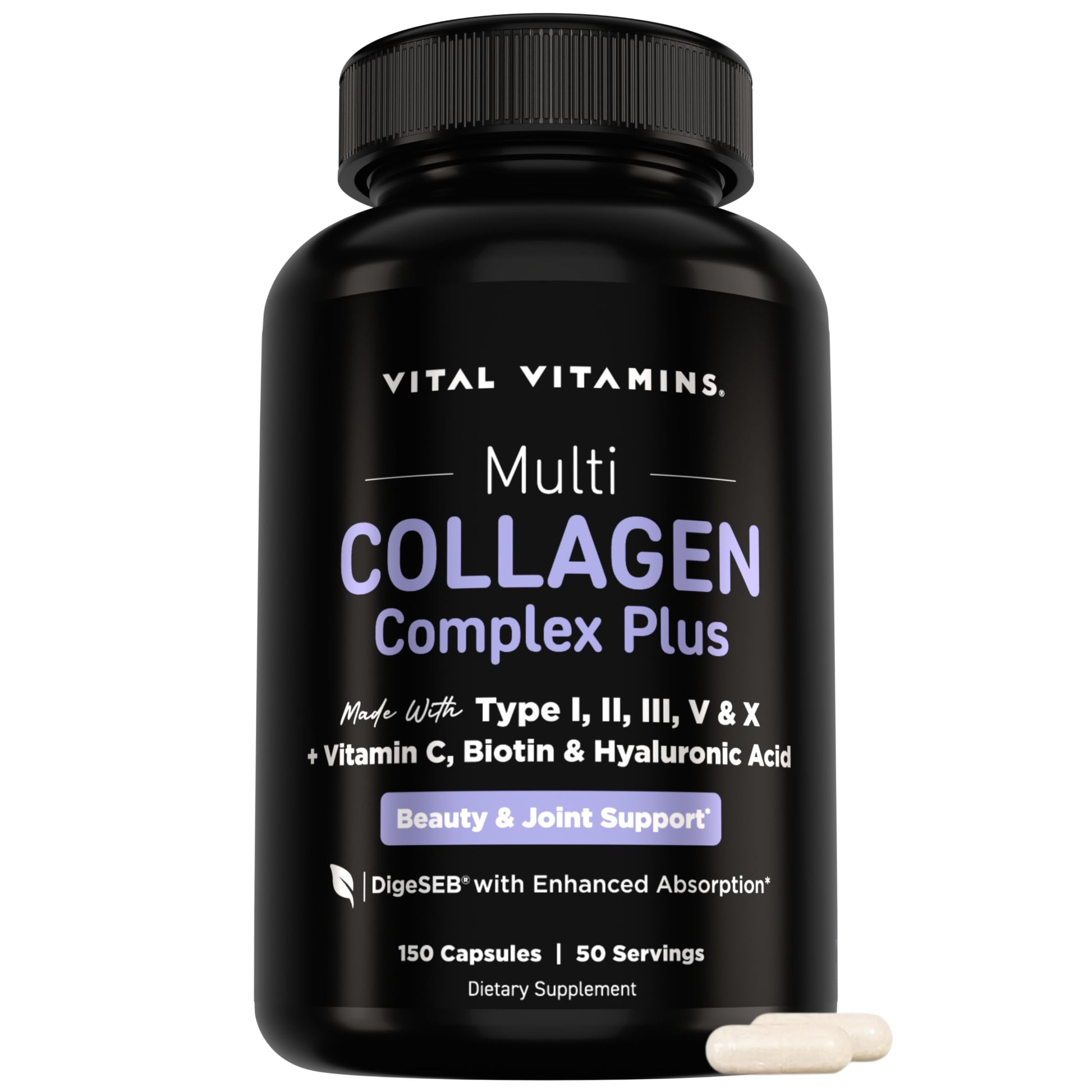 Vital Vitamins Multi Collagen Complex Plus Capsules, 150 Capsules