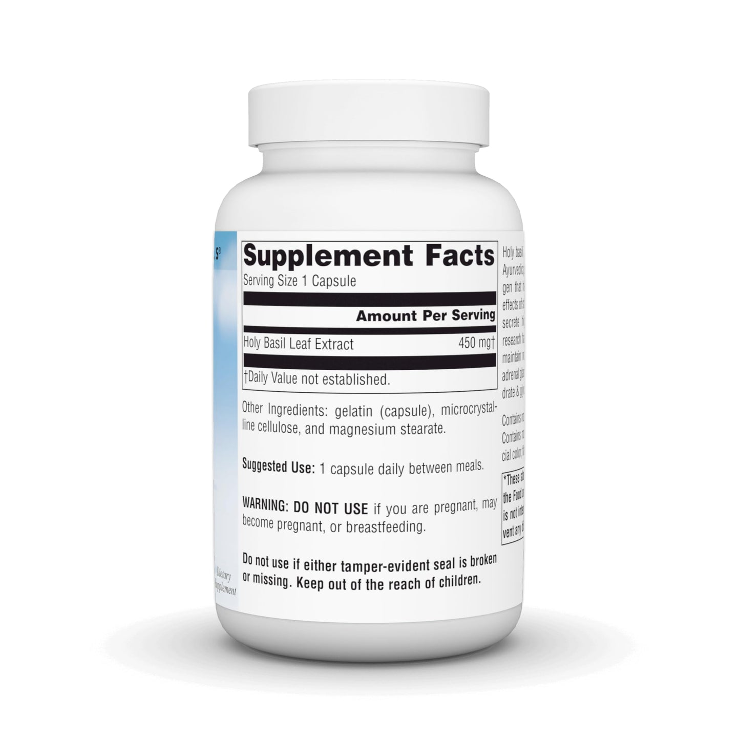 Source Naturals Holy Basil Extract, Adrenal Support 450mg Capsule, 120 Count