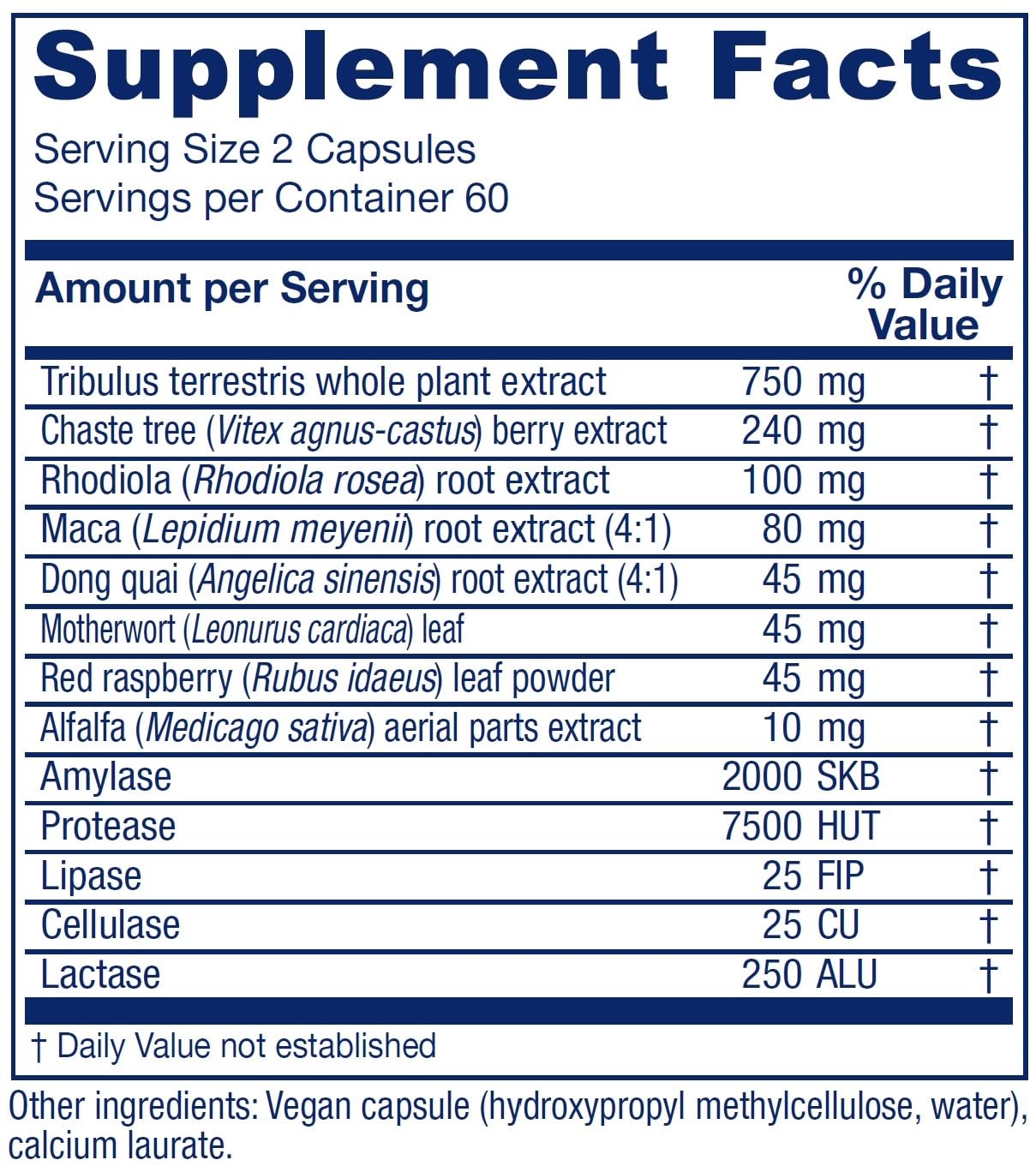 Vitanica Pregnancy Prep Reproductive System Support Vegan 120 Capsules