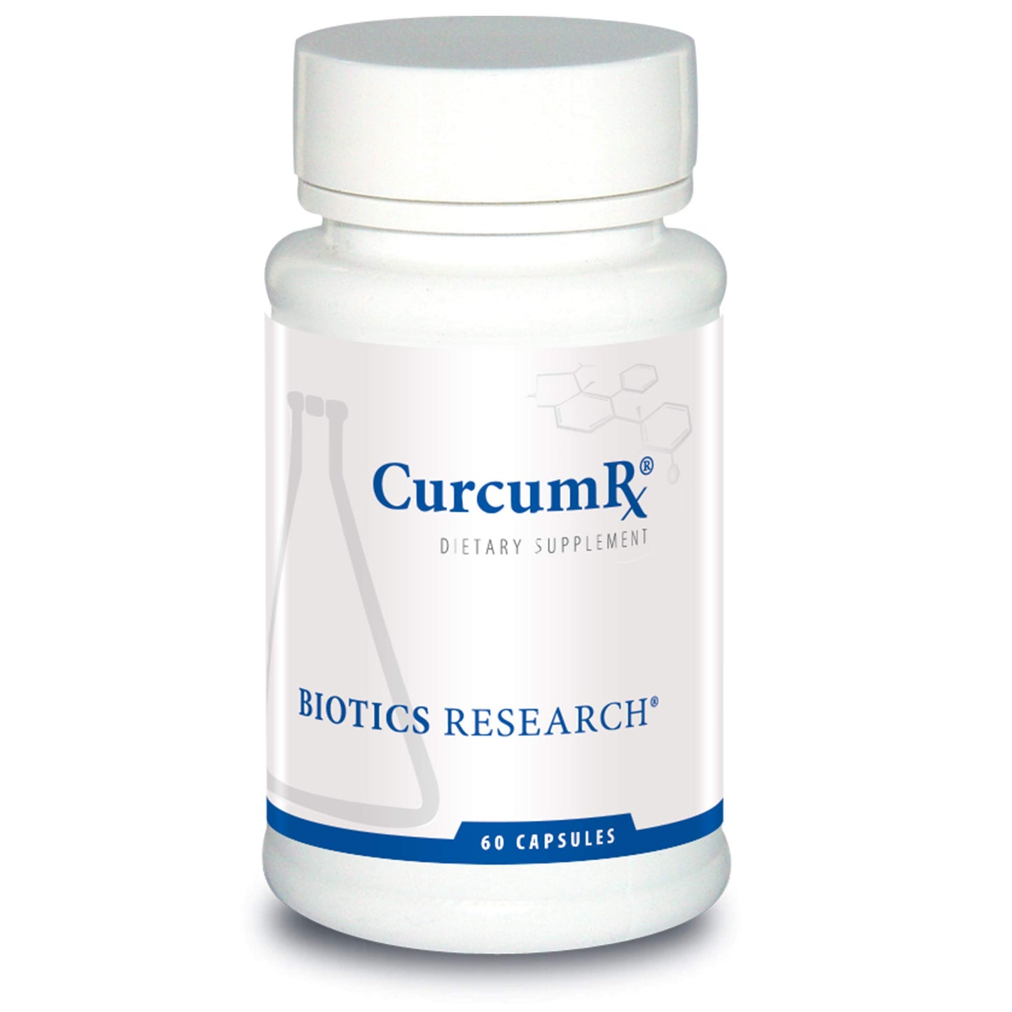 Biotics Research CurcumRx All Natural Turmeric Complex with Curcumin, 60 Capsules