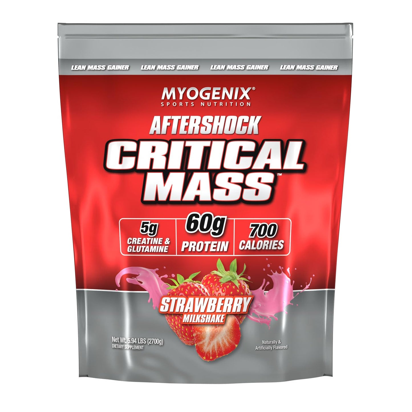 Myogenix Critical Mass Gainer Powder, 5 lbs