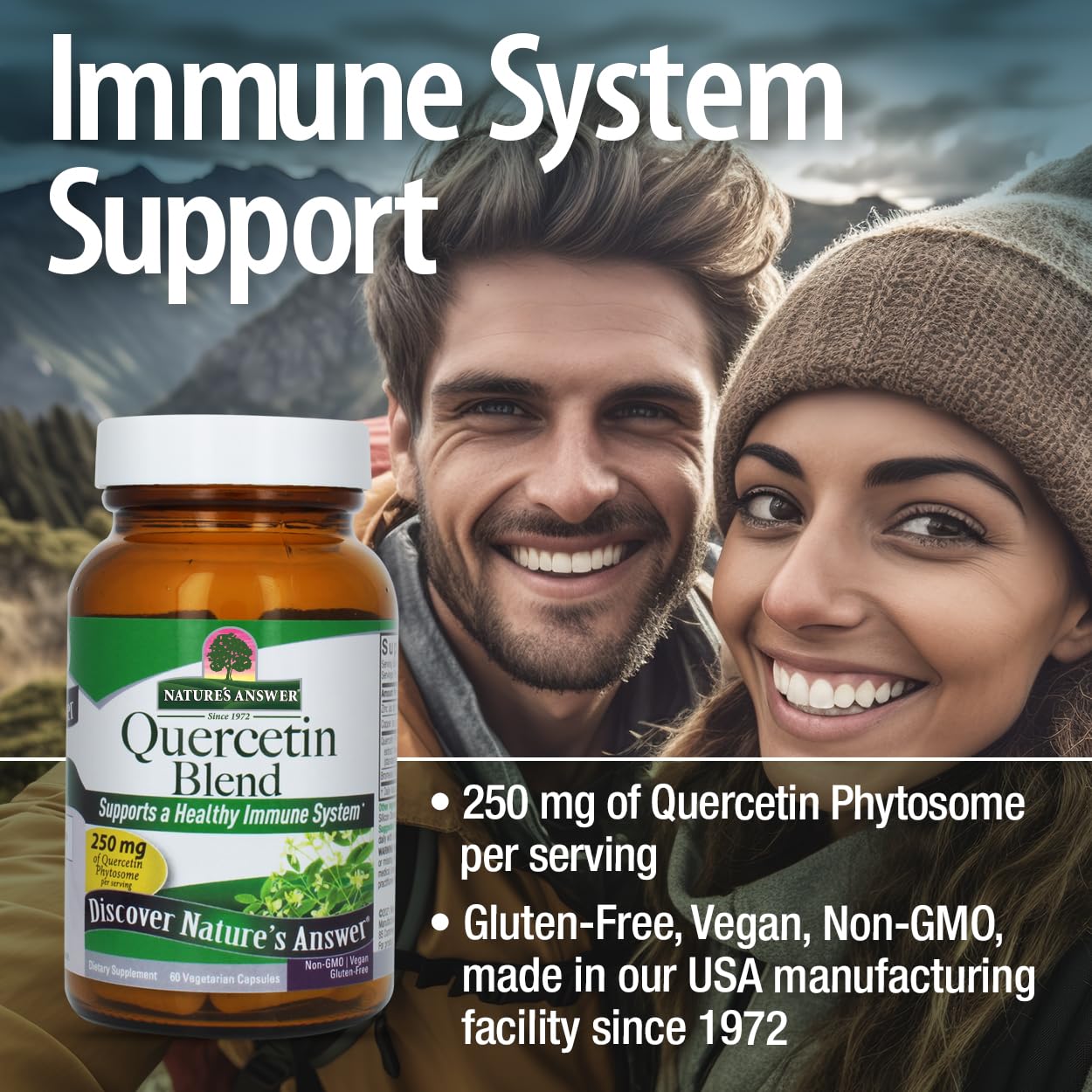 Nature's Answer Quercetin Blend Capsules 60 Capsules