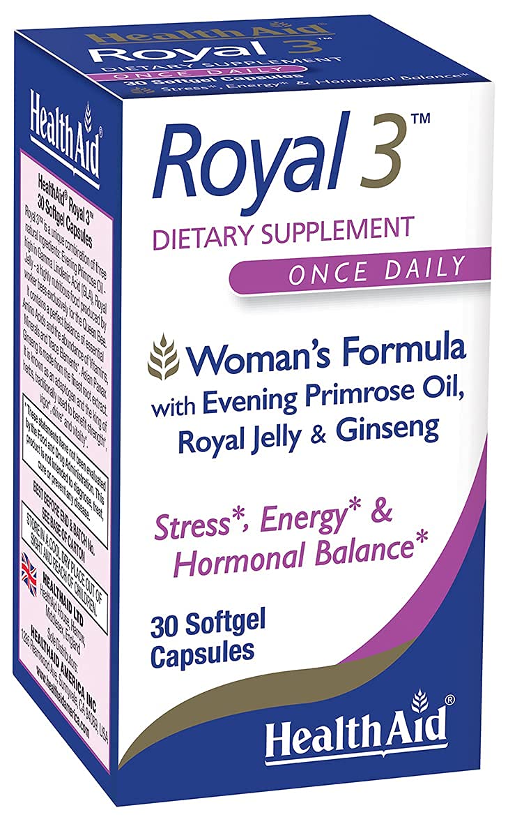 HealthAid Royal 3 Capsules, 30 Count