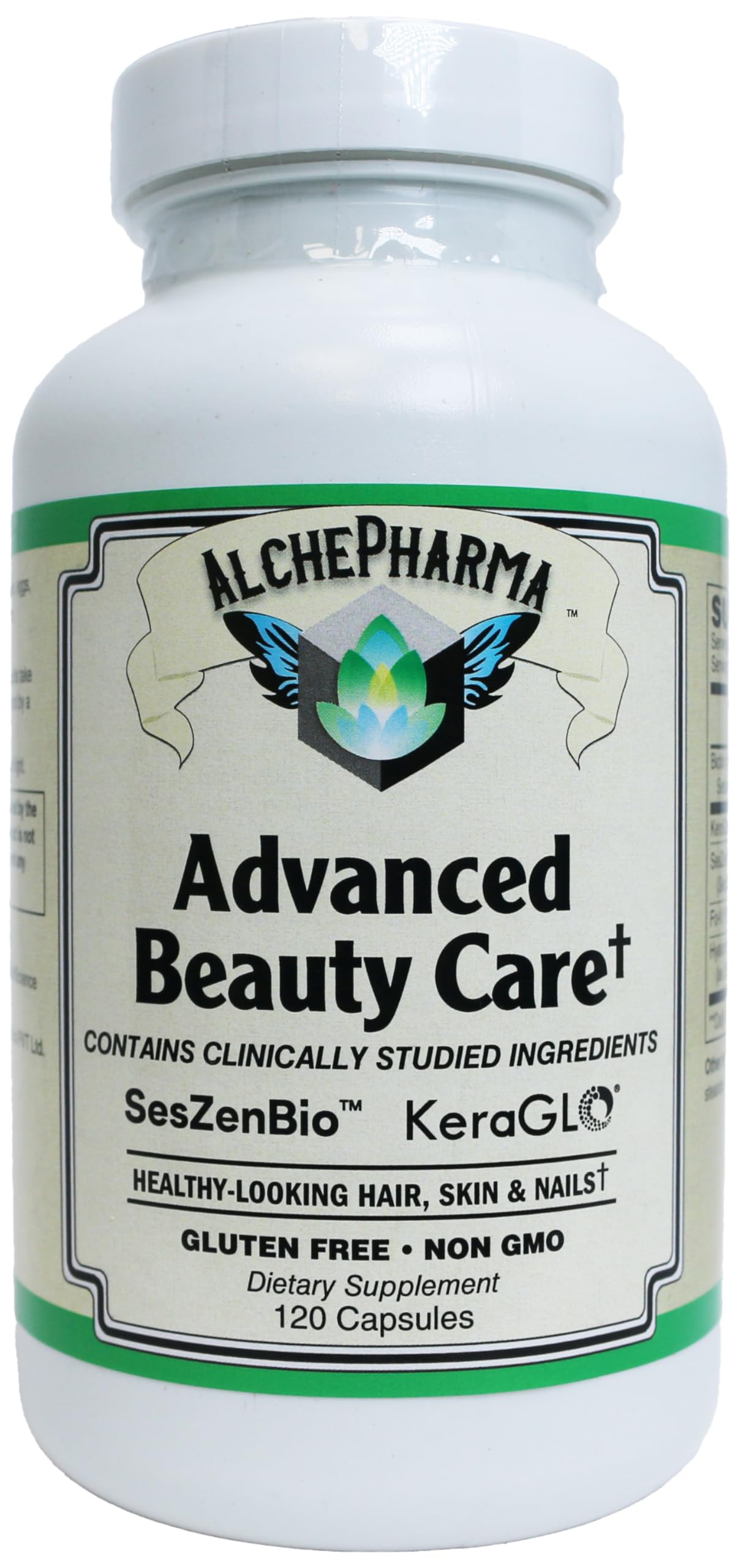 AlchePharma Advanced Beauty Care Hair Skin and Nails Supplement Capsules, 1 Count