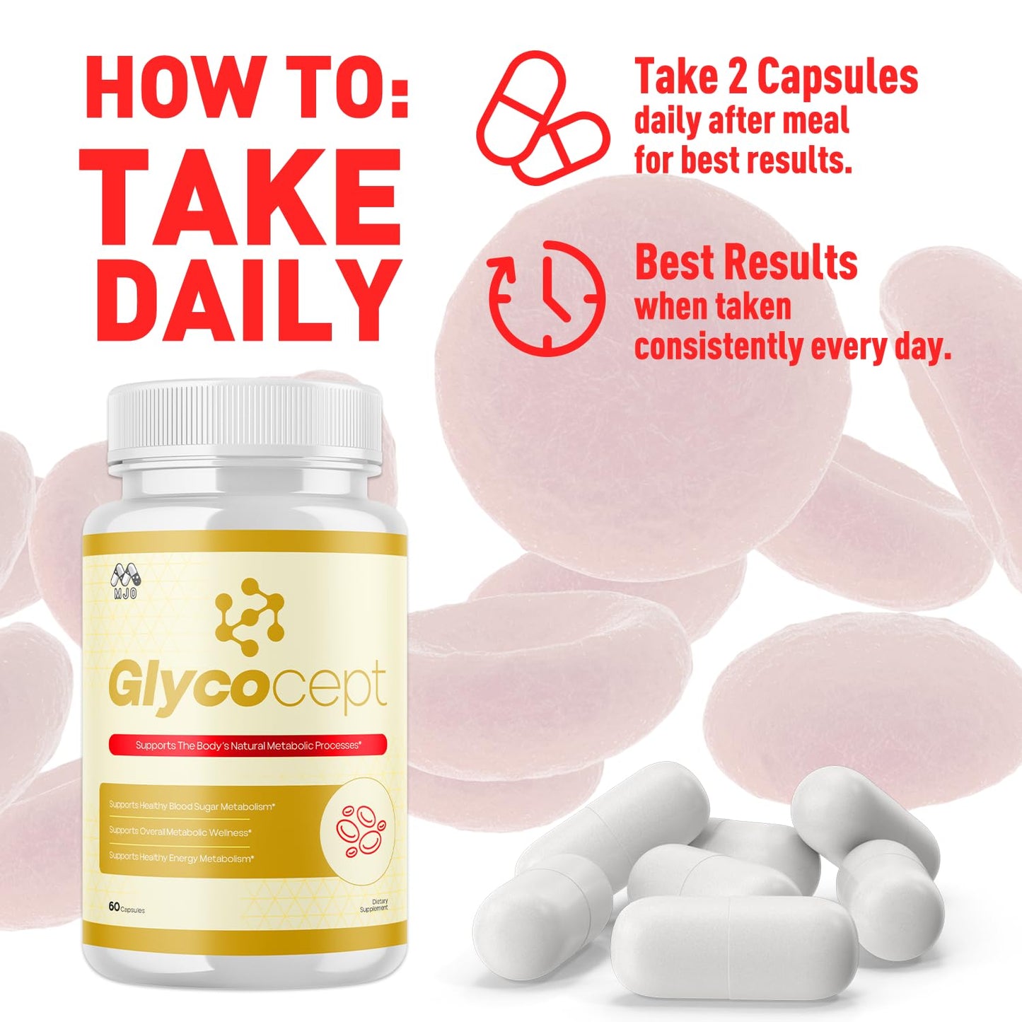 MJO Glycocept Capsules 120 Capsules