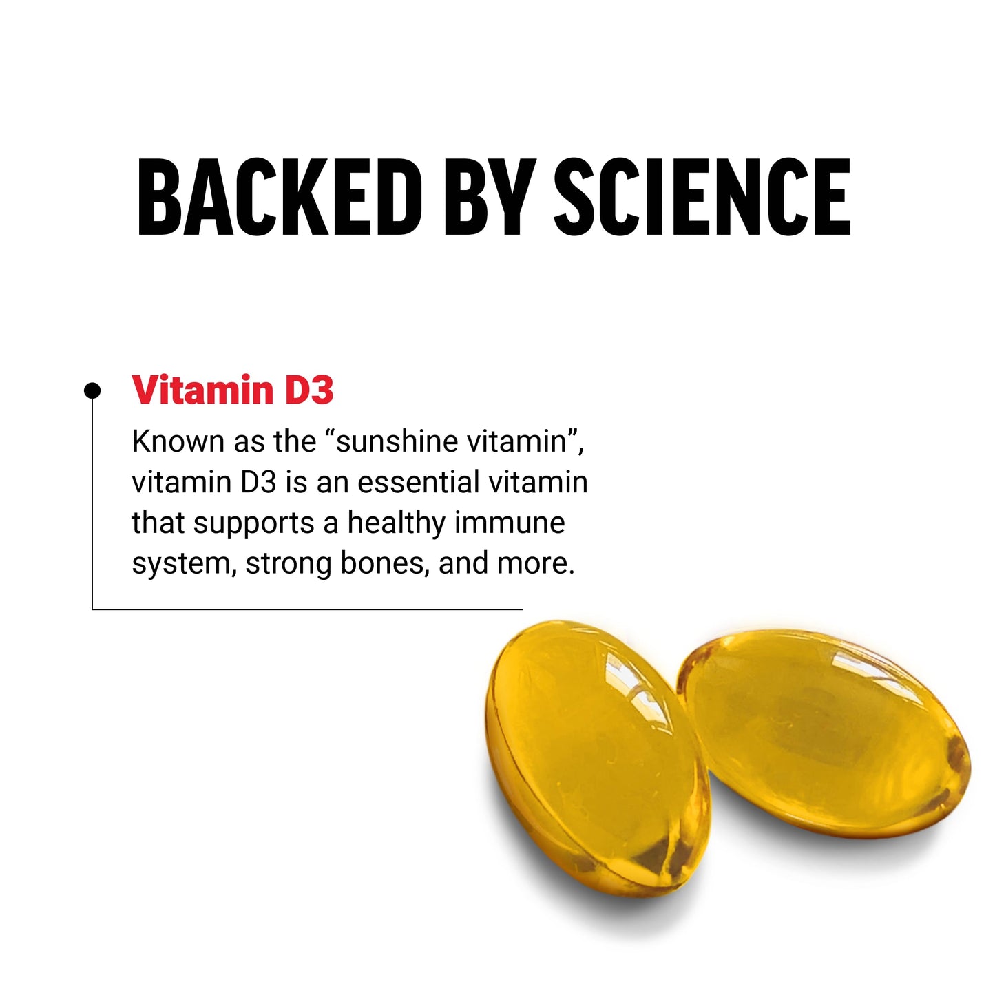 Force Factor Vitamin D3 5000 IU Softgels 120 Count