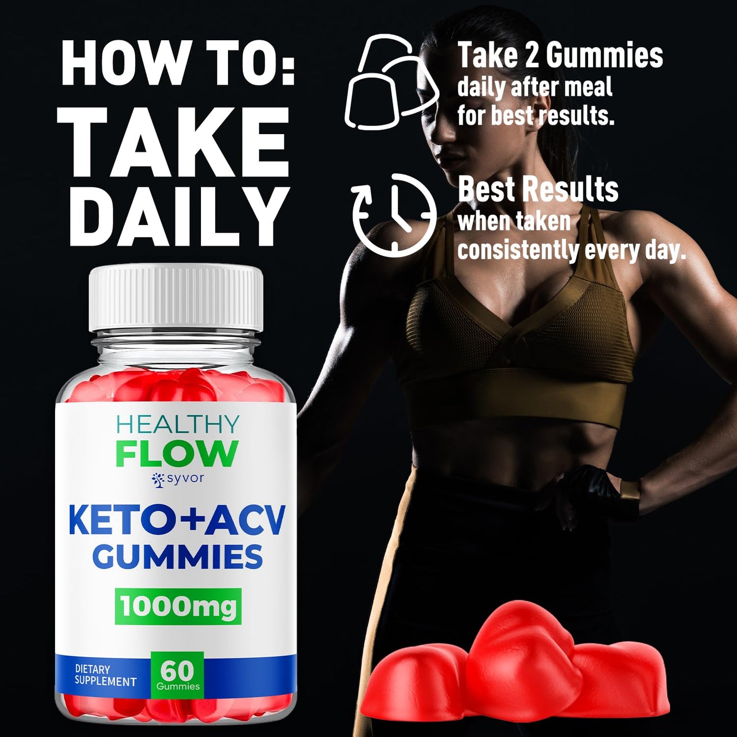 Syvor Healthy Flow Gummies 120-count