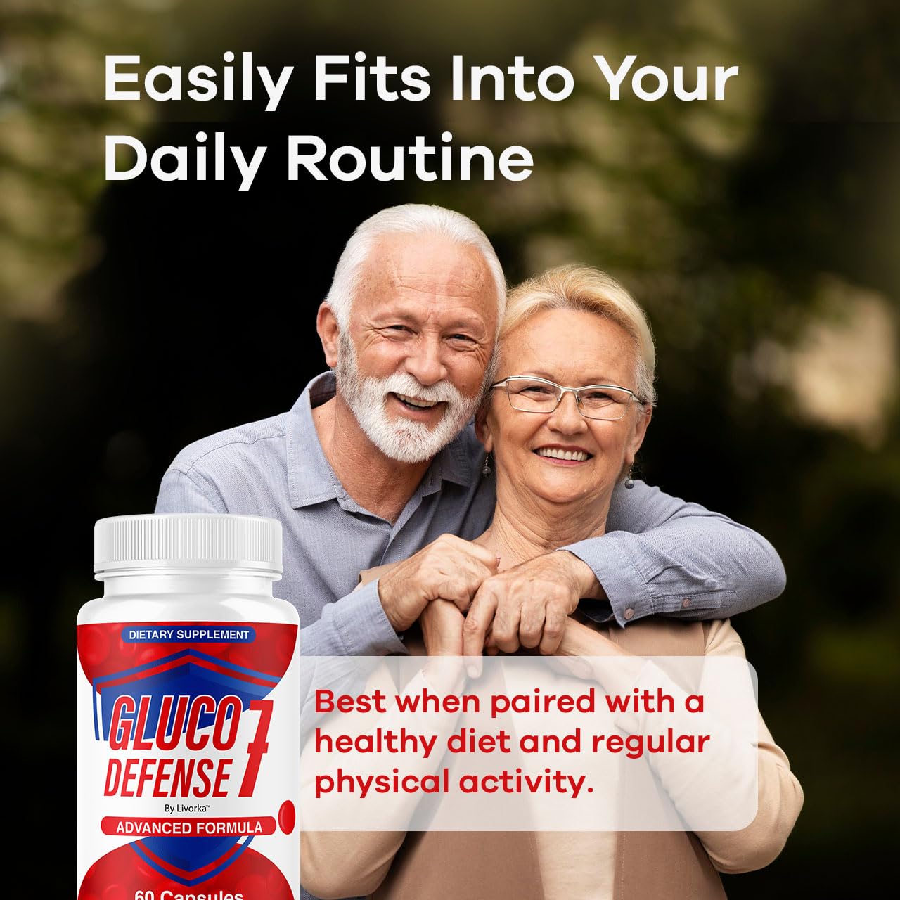 LIVORKA GlucoDefense 7 Capsules, 300 Capsules