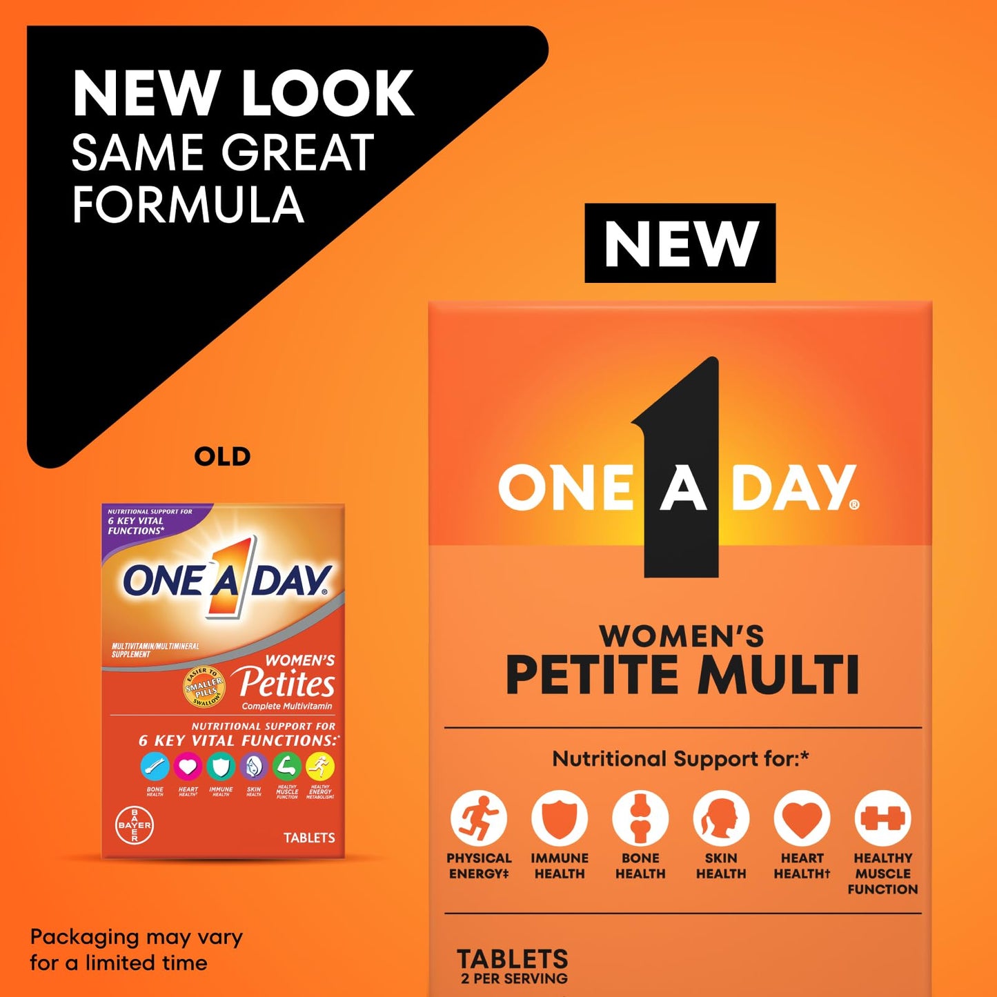One A Day Women’s Petites Multivitamin Tablets 160 Count