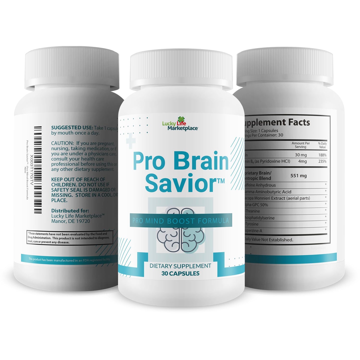 Generic Pro Brain Savior Capsule 1 Count
