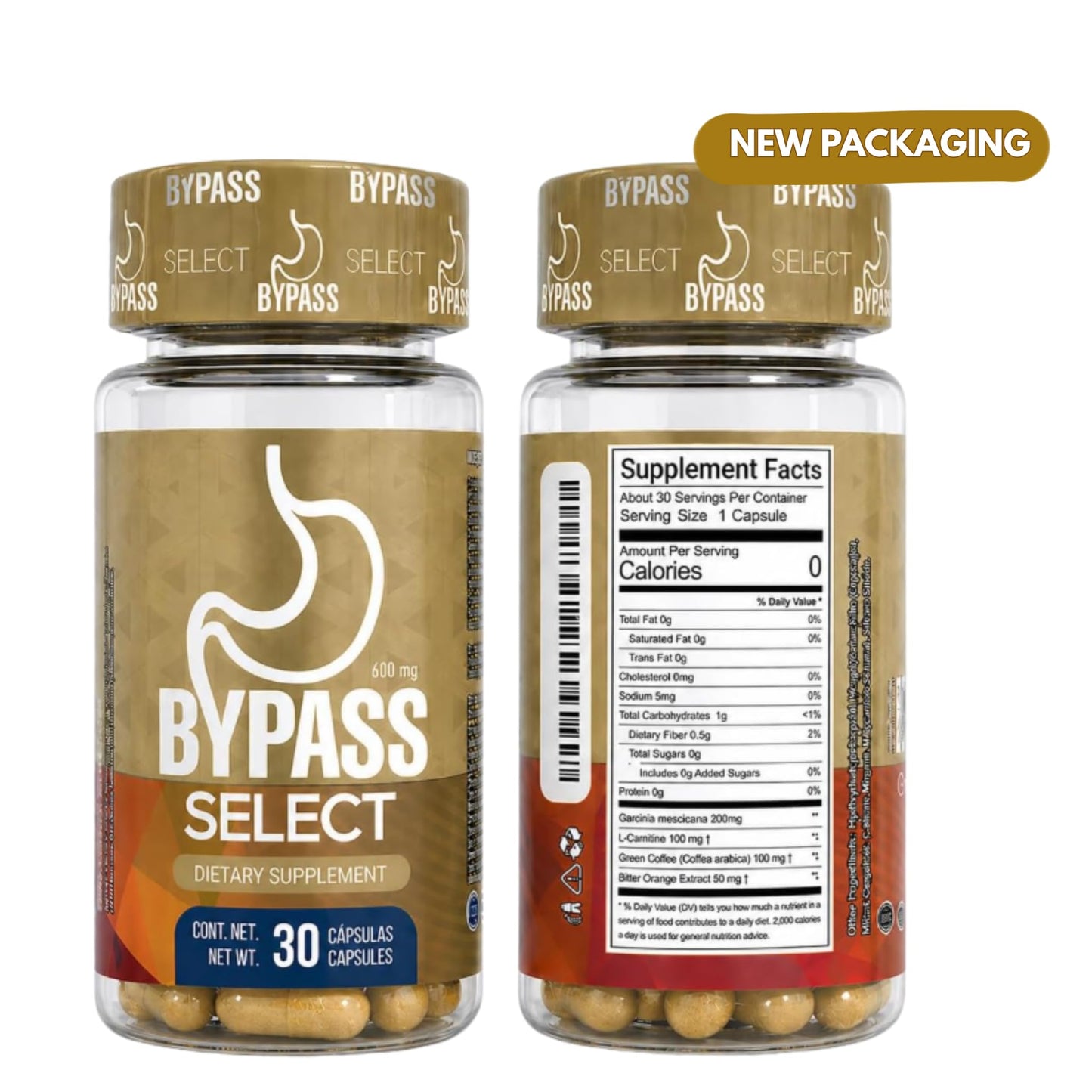 Generic Dendas Bypass Select Daily Wellness Support Capsules 60 Capsules