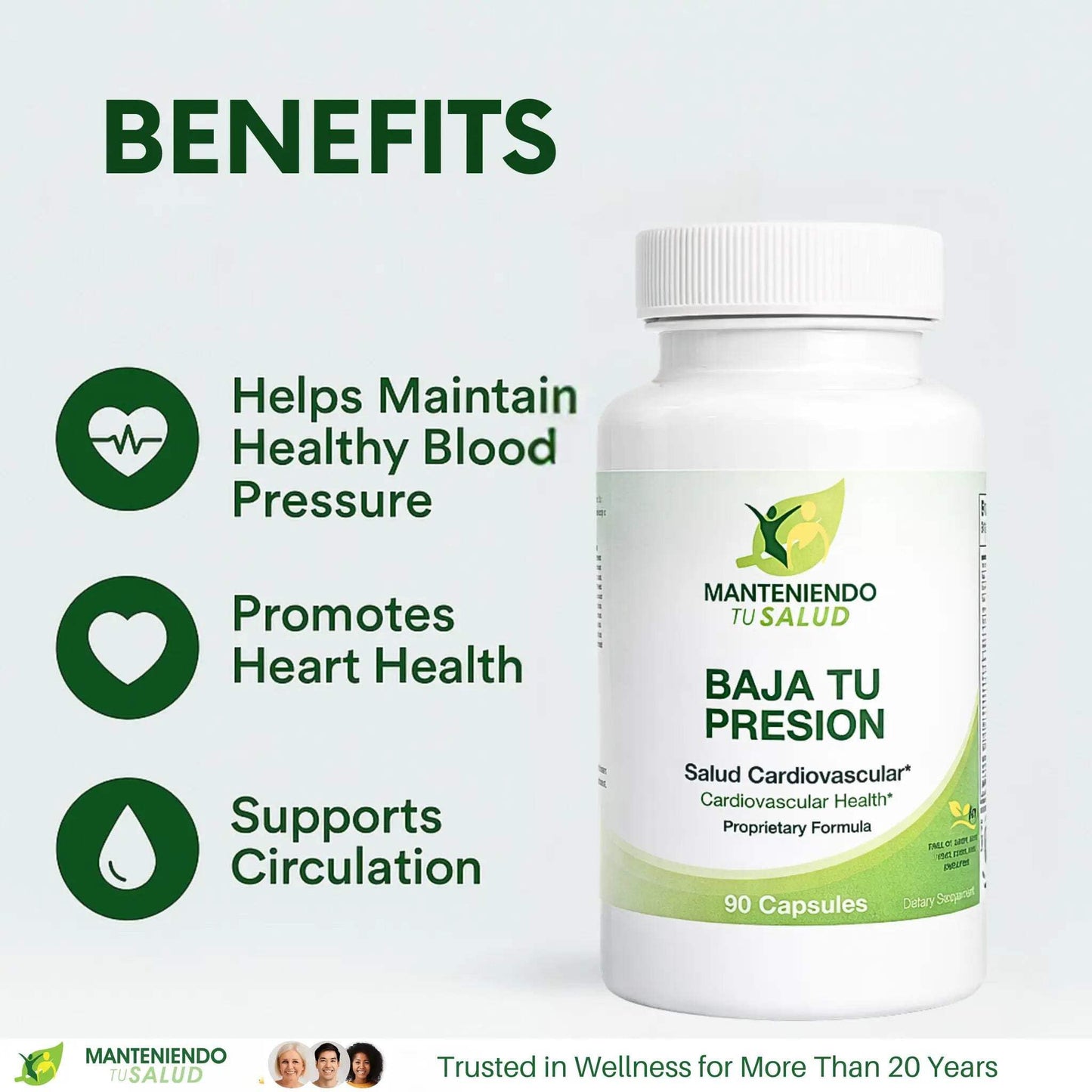Manteniendo Tu Salud Hawthorn Extract and Garlic Capsule, 90 Count
