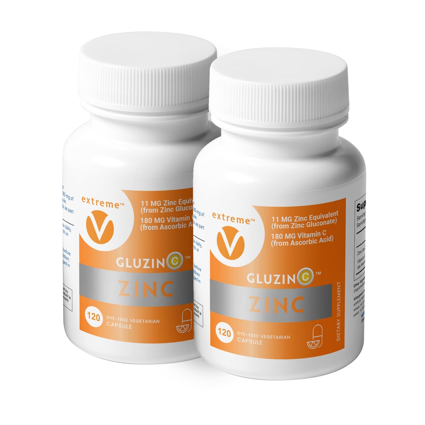 extreme V Zinc MG11 + VC Immune-Friendly Daily Supplement 240 Capsules