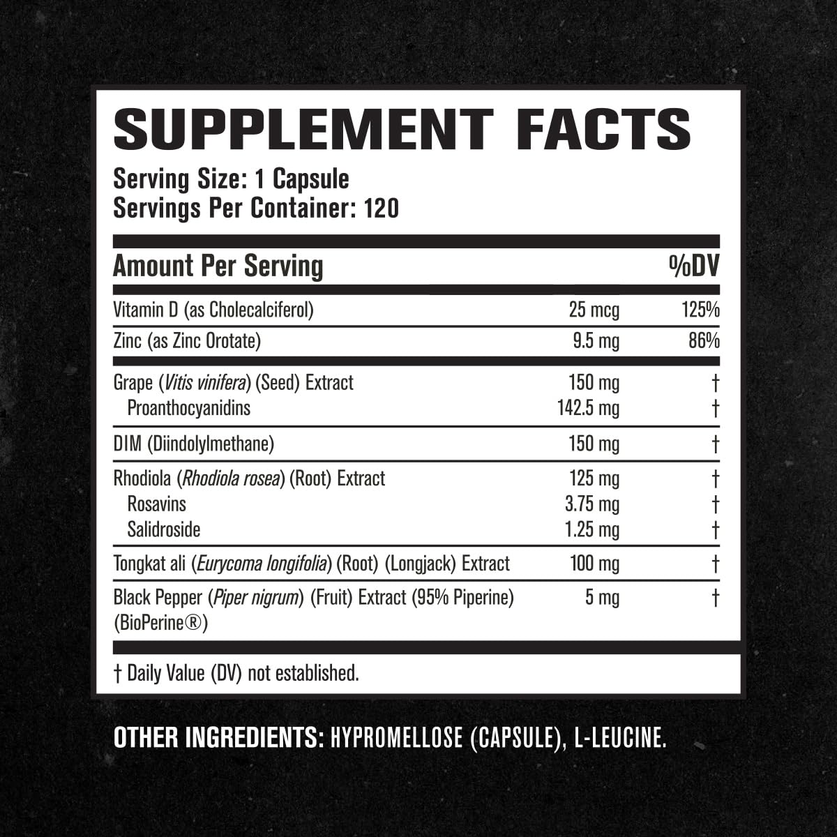 Jacked Factory Androsurge Estrogen Blocker for Men - Natural Testosterone Booster & Estrogen Metabolizer, 180 Capsules