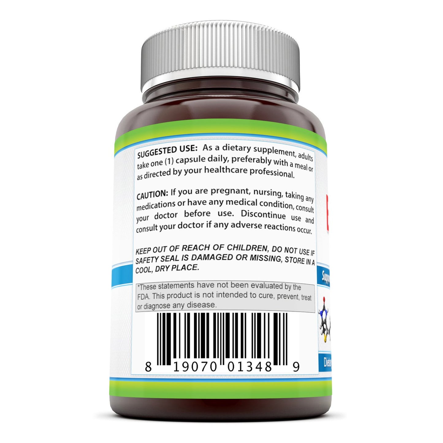 Pure Naturals Biotin Dietary Supplement Capsule 200 Count