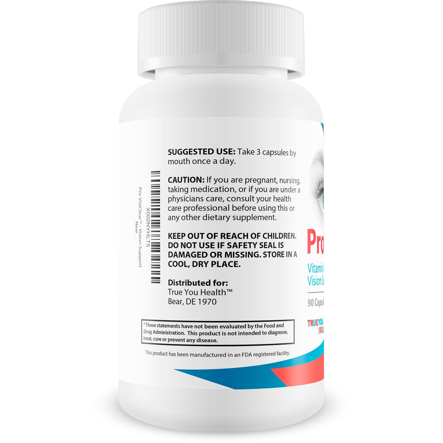 True You Health Pro VisiClear for Eyes Capsule 90 Count
