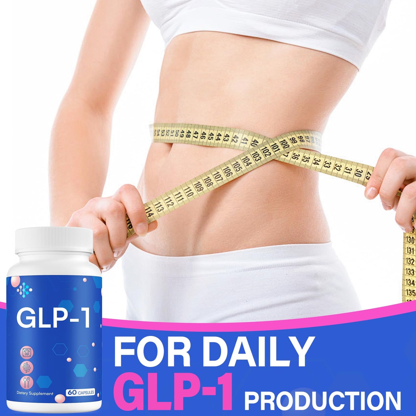 Wedkoup GLP-1 Activation for Women & Men, 16-in-1 GLP-1 Supplement for Daily GLP 1 Naturally, 60 Capsules