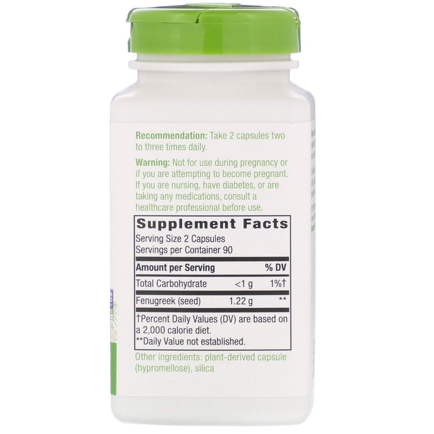 Nature's Way Fenugreek Seed Capsules 540 Capsules