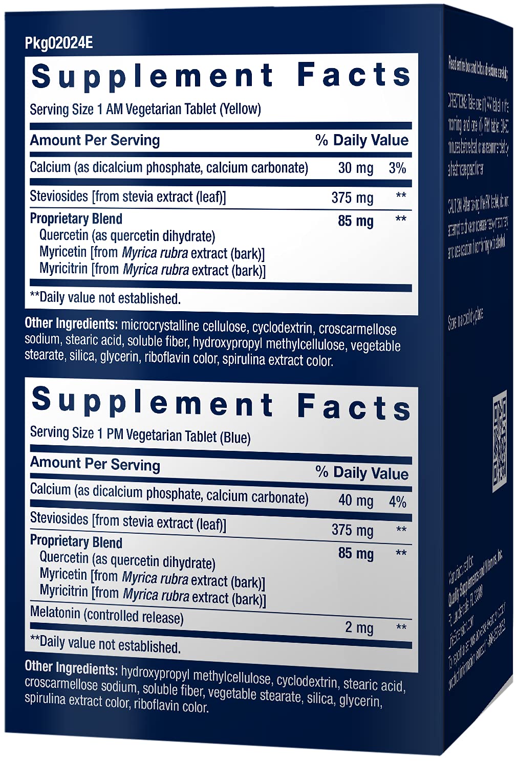 Life Extension Triple Action Blood Pressure & Heart Health Supplement with Quercetin, Stevia Extract & Melatonin Tablet, 60 Tablets