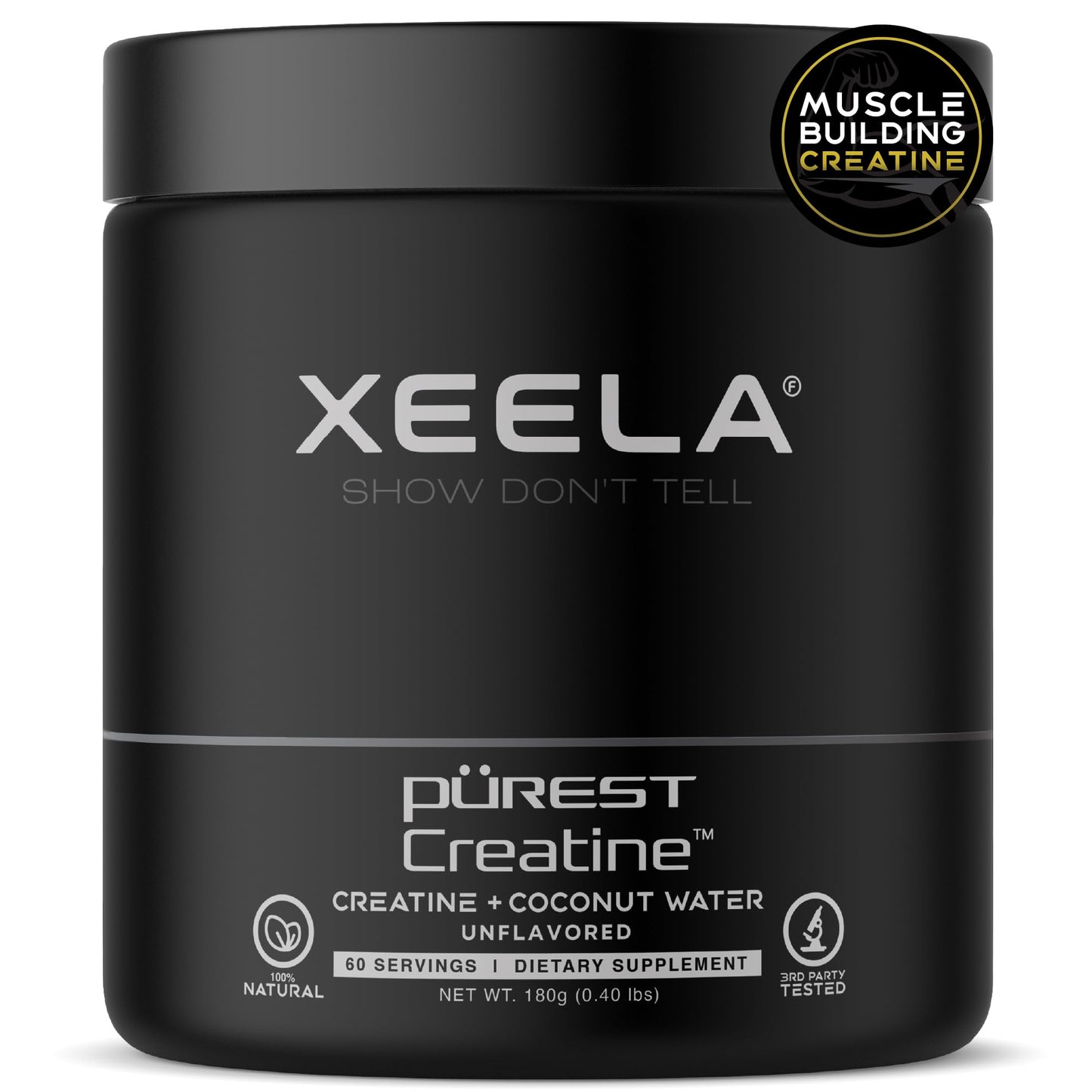 XEELA Creatine for Lean Muscle Gain Powder 8.82 Ounce