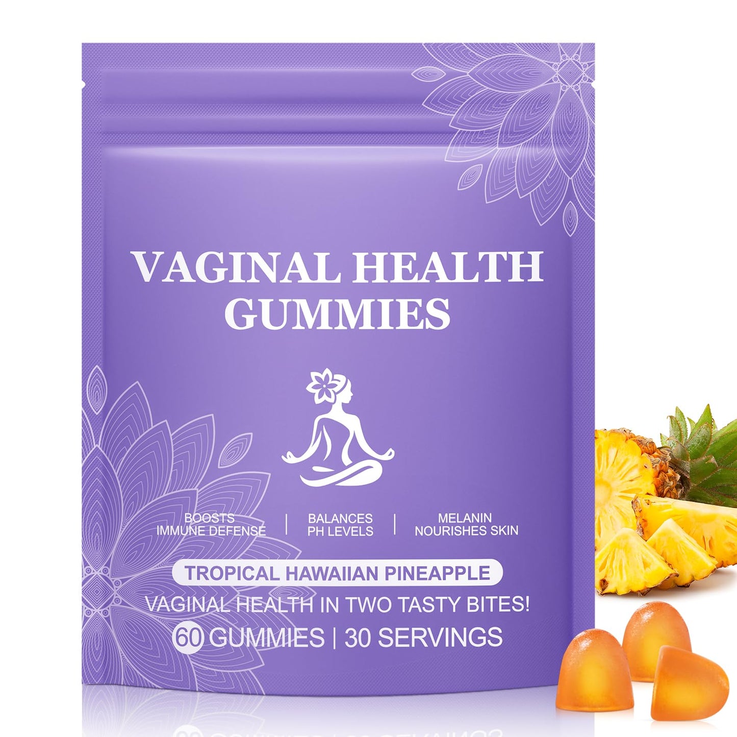 DCTTVHVD Vital Vaginal Probiotic Gummies for Women, 60 Count
