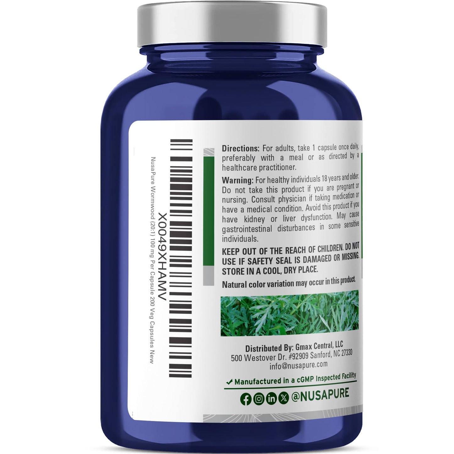 NusaPure Wormwood Capsules 200