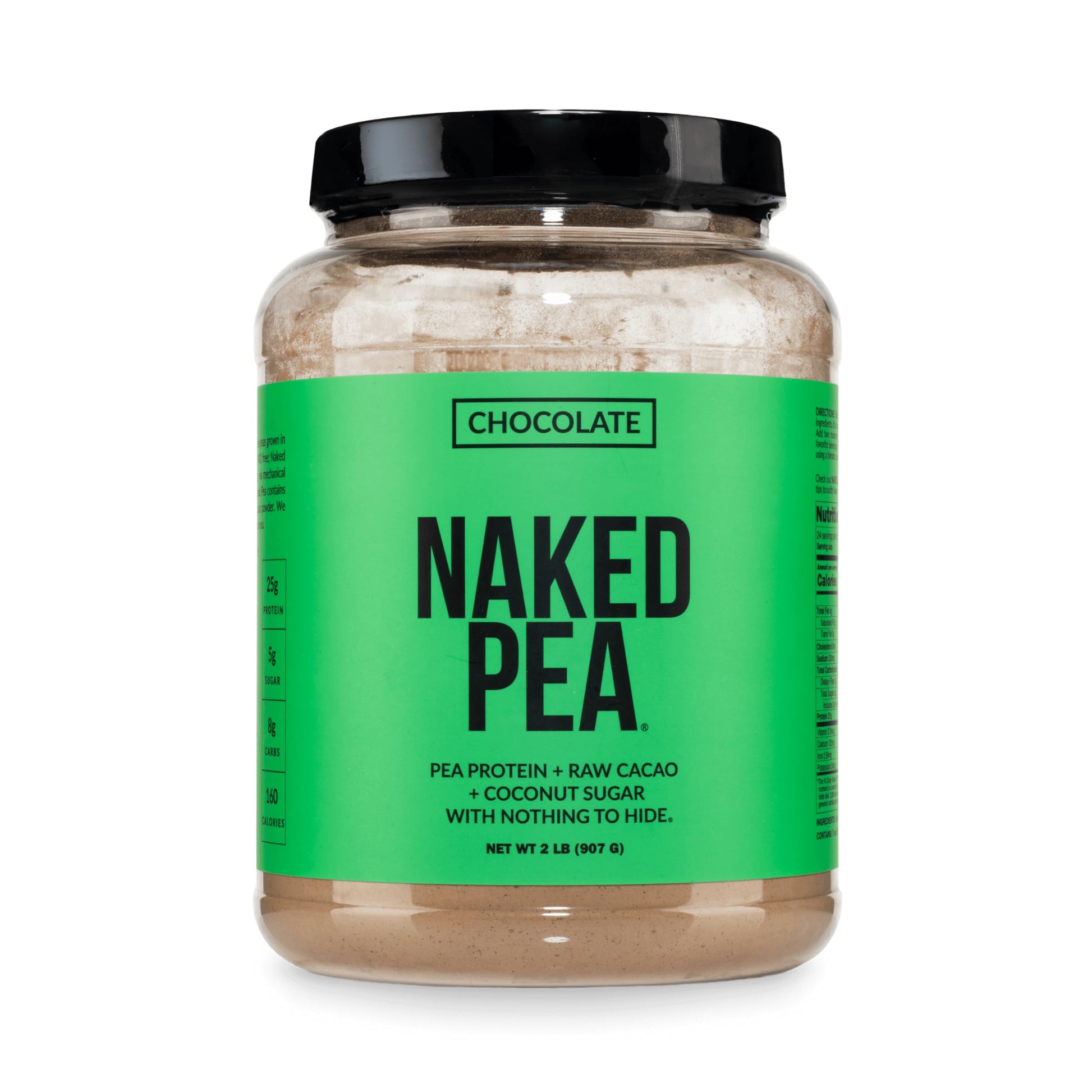 NAKED Chocolate Pea Protein Isolate Protein Powder, 32 Servings