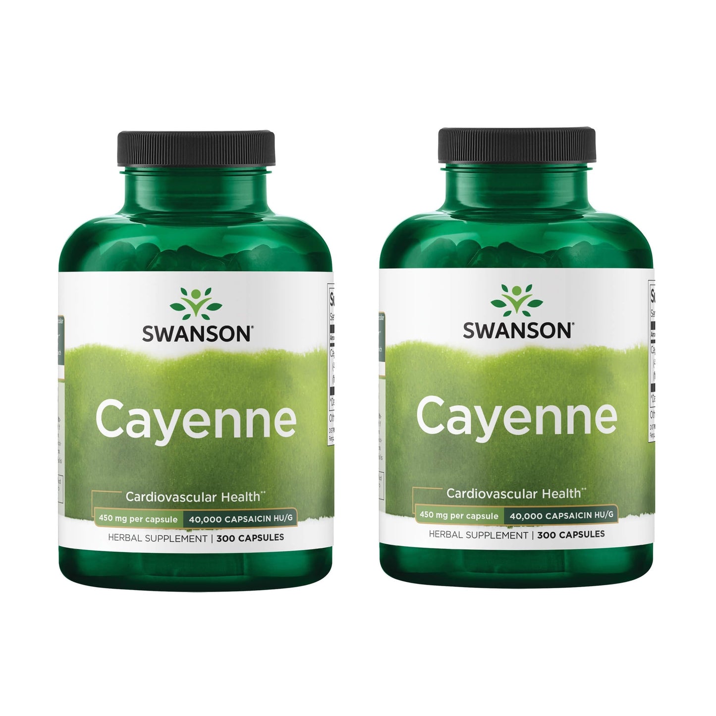 Swanson Cayenne Capsules 600 Capsules