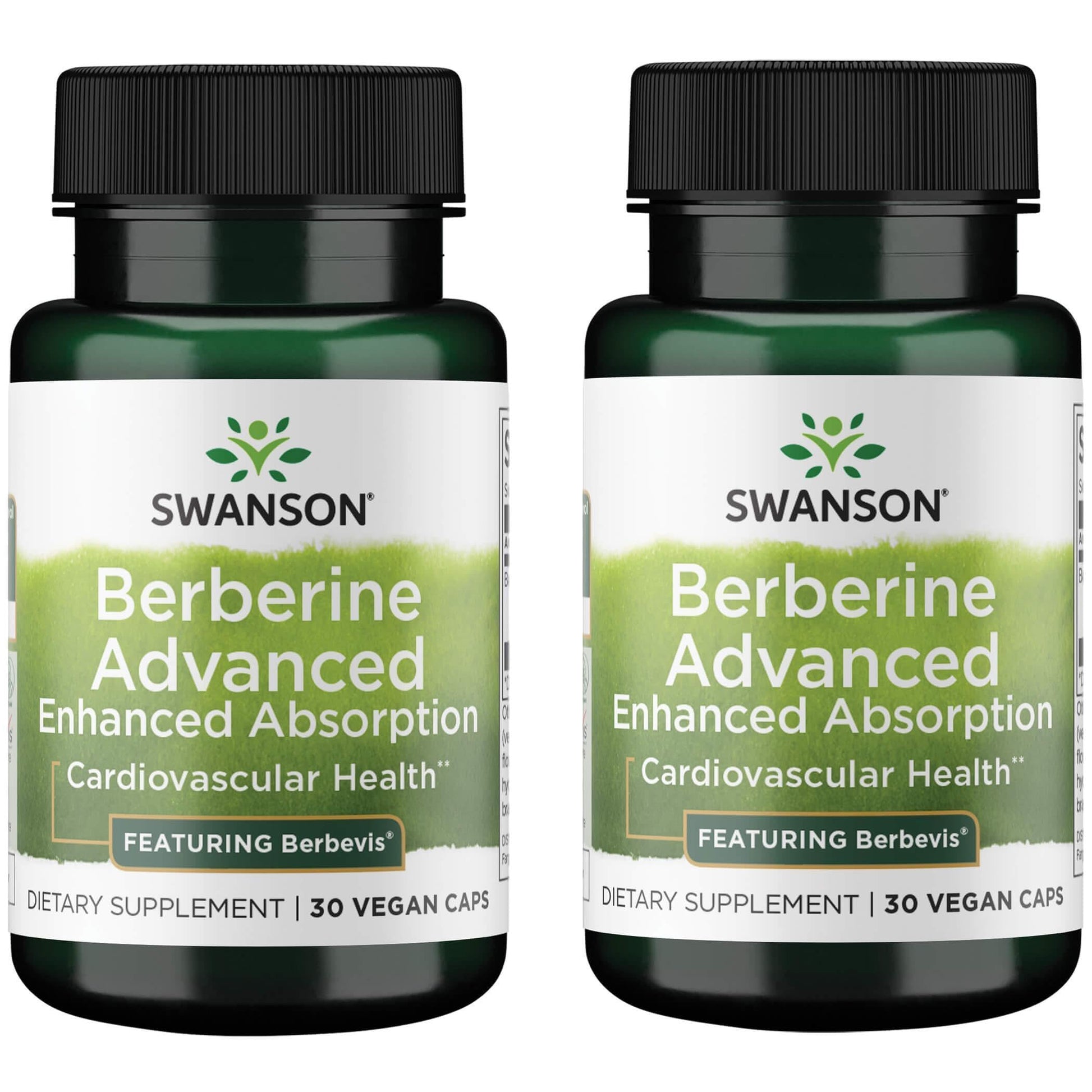 Swanson Berberine Advanced Enhanced Absorption Supplement Featuring Berbevis 550 mg, 60 Capsules