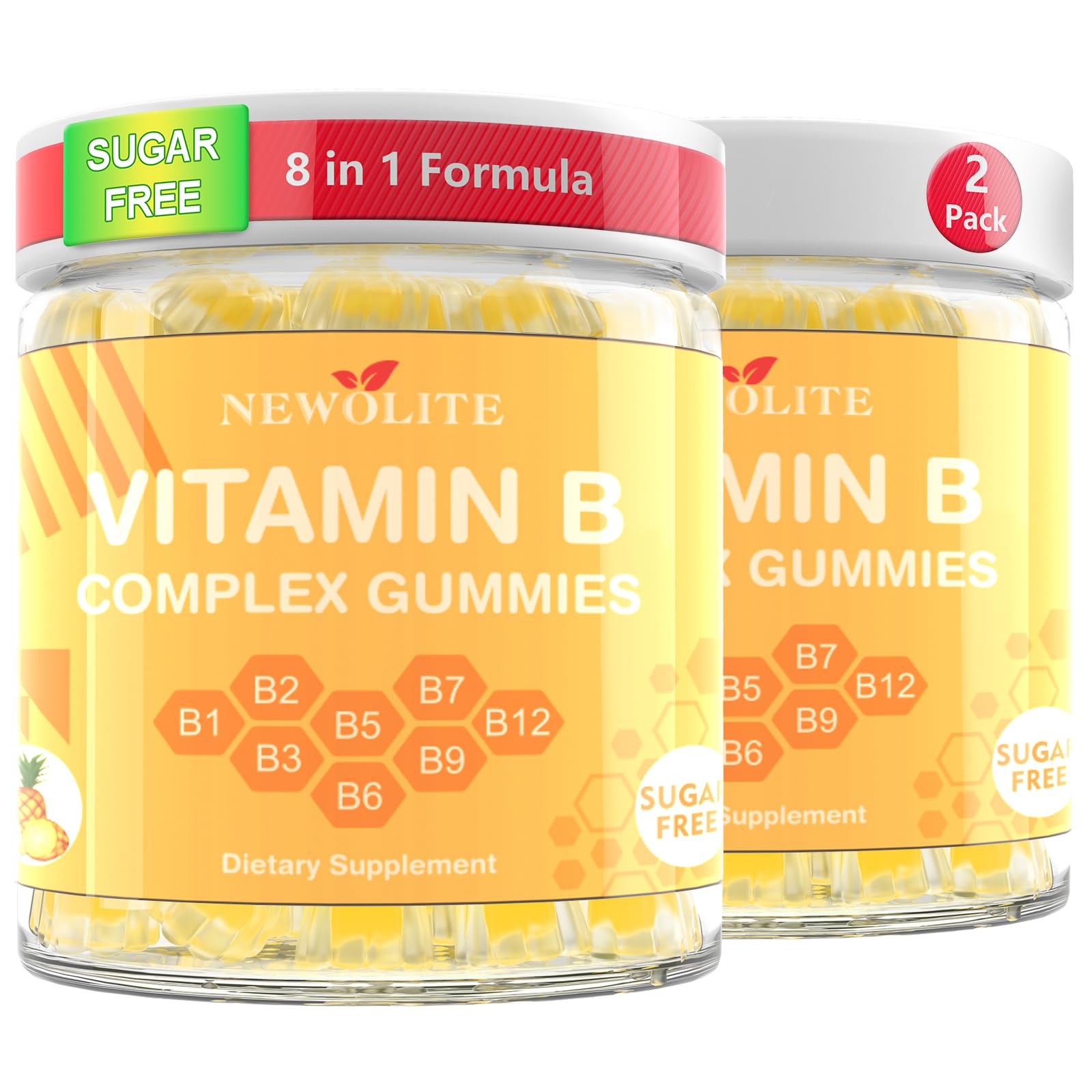 NEWOLITE Vitamin B Complex Gummies 120 Count