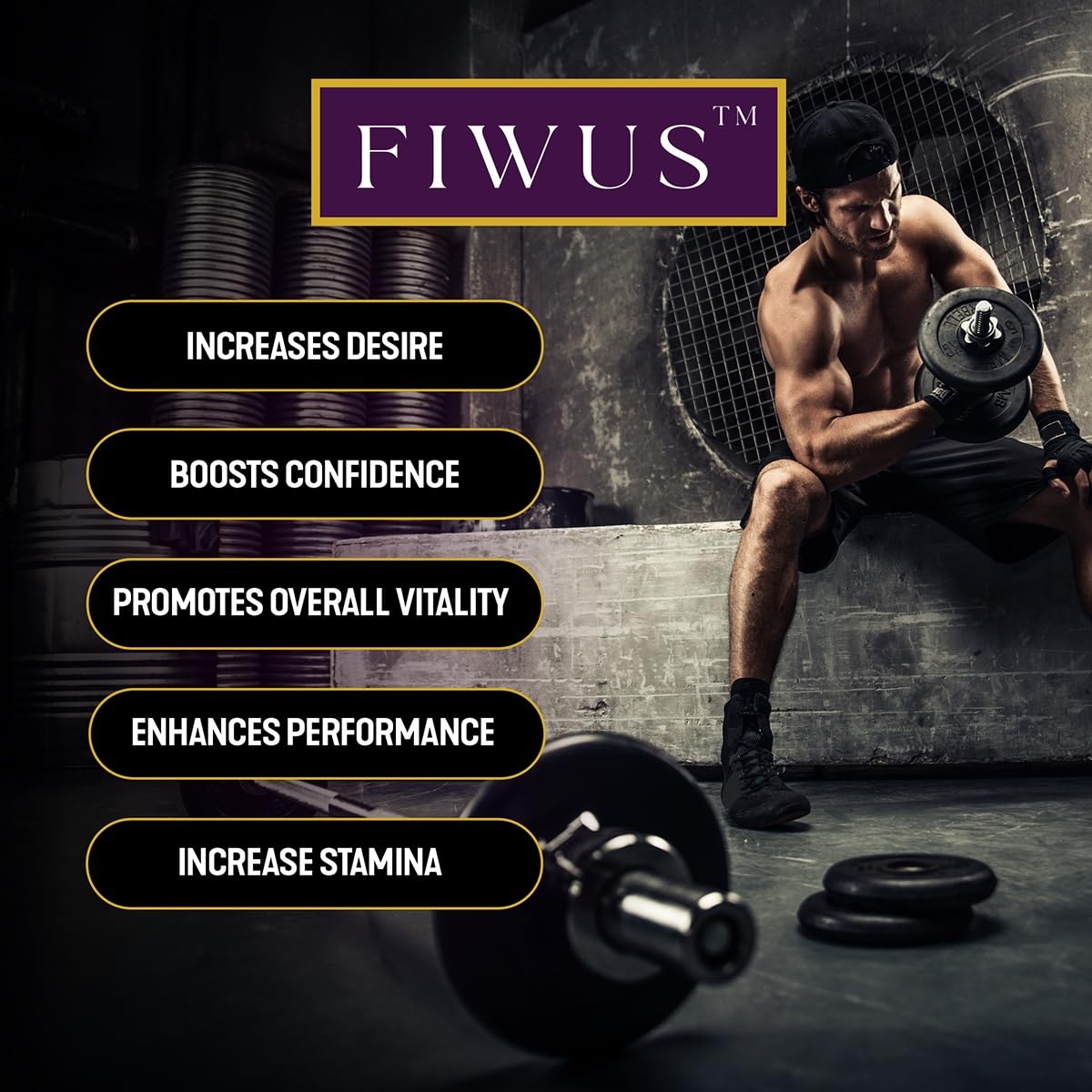 Fitness InspireWays FIWUS Testo Support Capsules, 90 Capsules