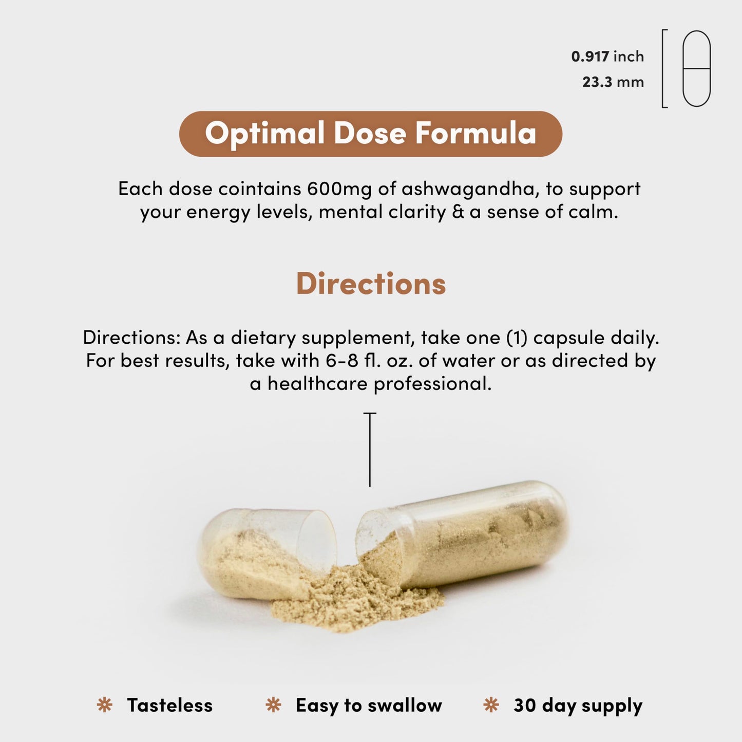 Vital Peak Ashwagandha 600 mg 30 Capsules